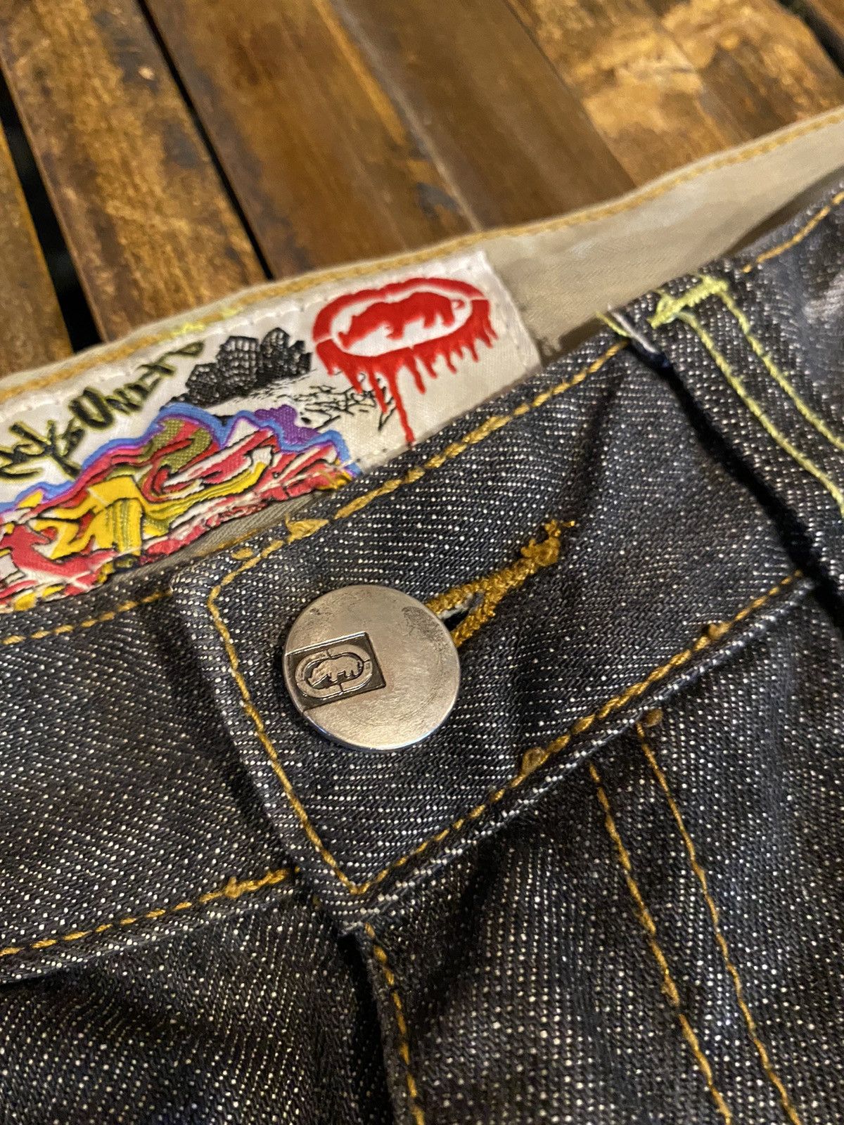 Ecko Unltd. ECKO BEGGY DENIM PANTS Size US 30 / EU 46 - 10 Thumbnail