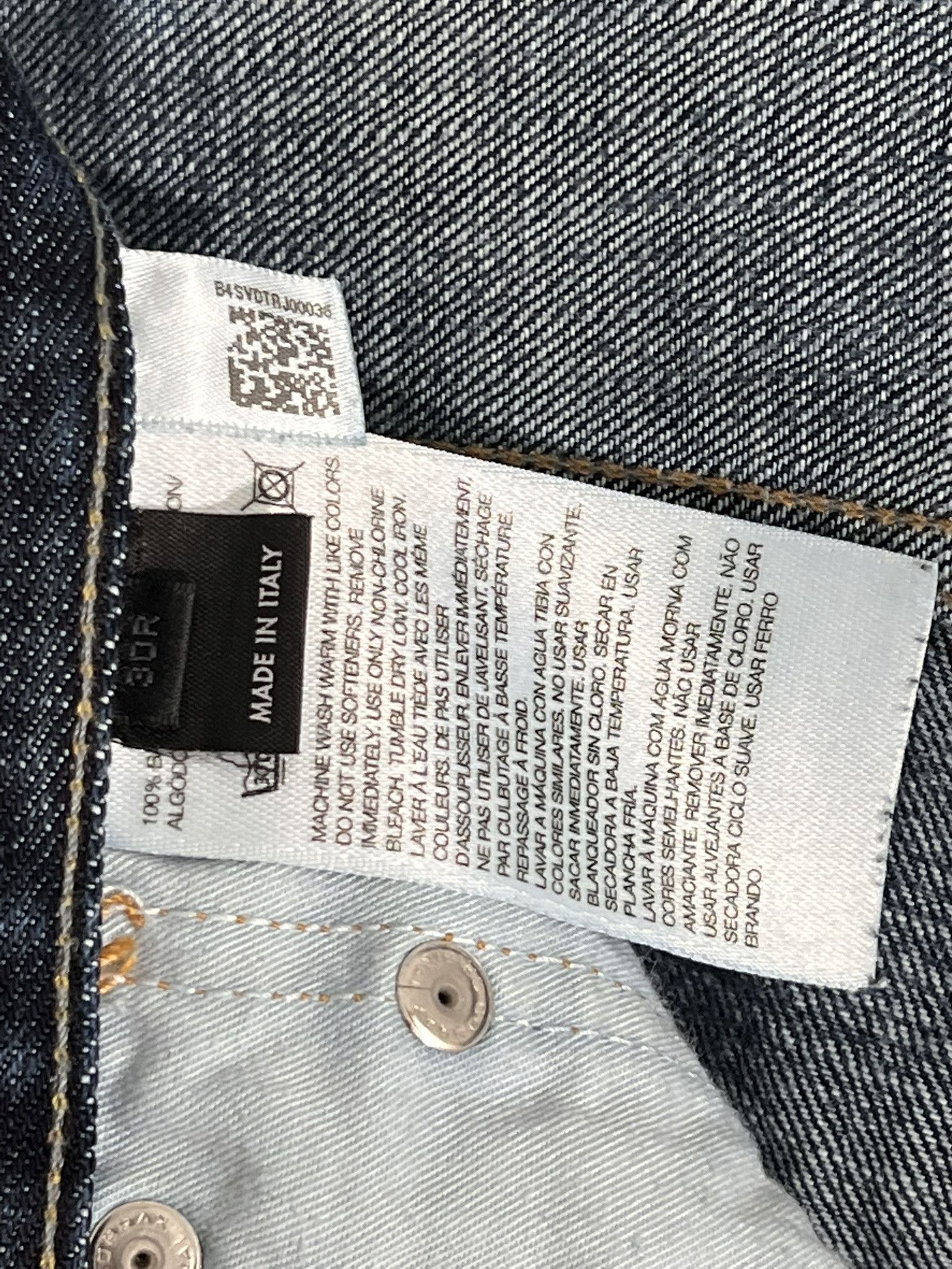 Y-3 Y-3 Denim Jeans Relaxed Fit Pocket Pants Logo Blue 30R Size US 30 / EU 46 - 7 Thumbnail