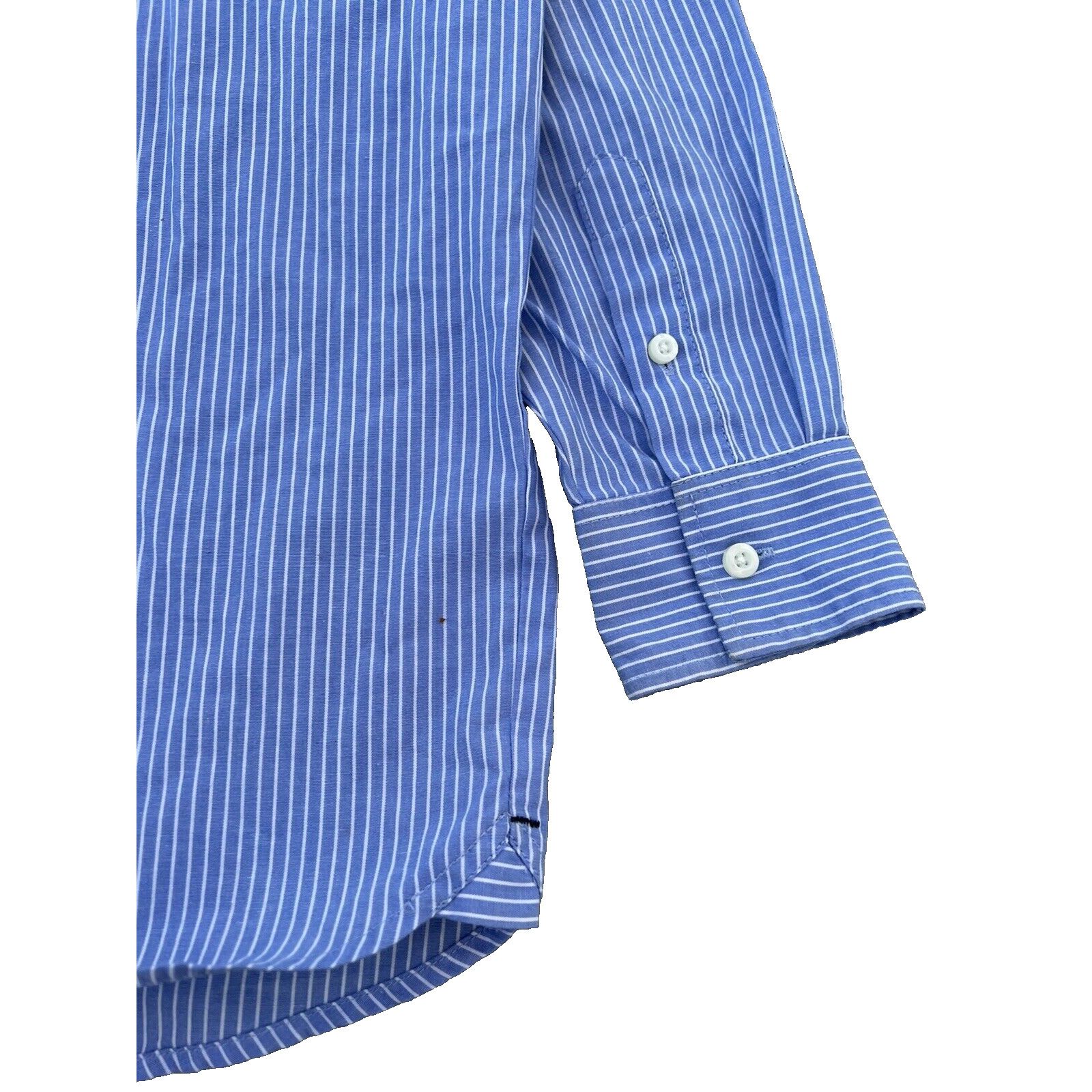 Nautica Nautica shirt striped boy size 10 years blue white A000177 Size US XXS / EU 40 - 7 Thumbnail