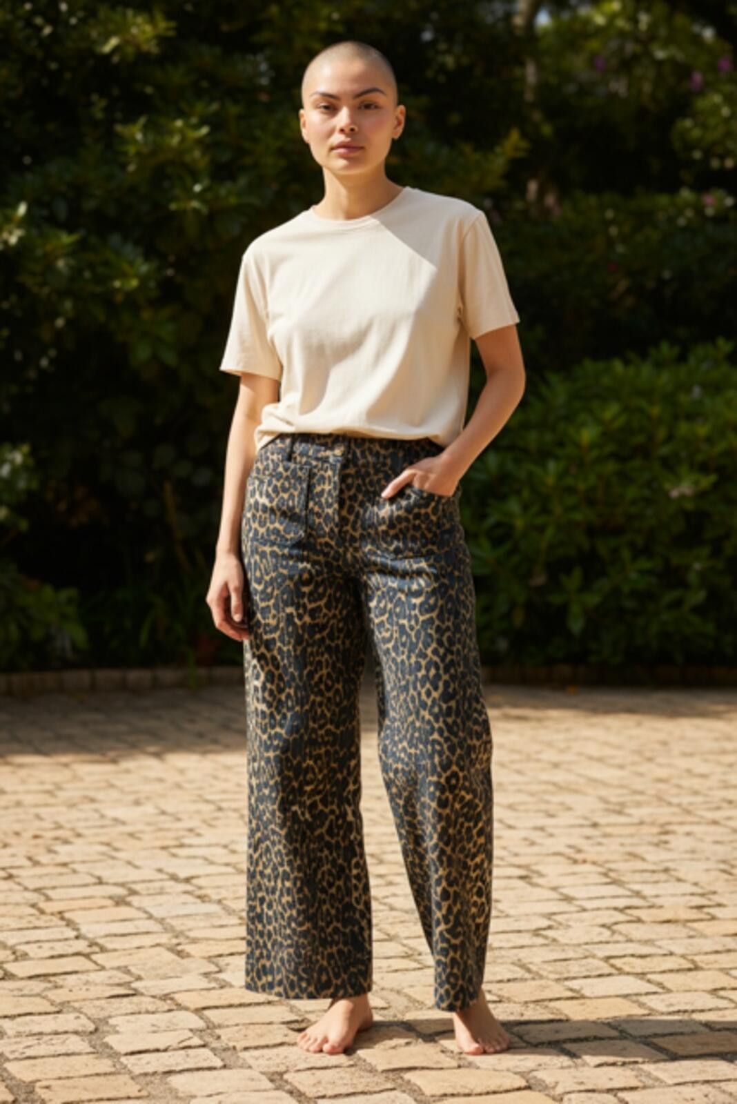Nicole Miller Nicole Miller New York Animal Print Trousers Size 26" / US 2 / IT 38 - 2 Thumbnail