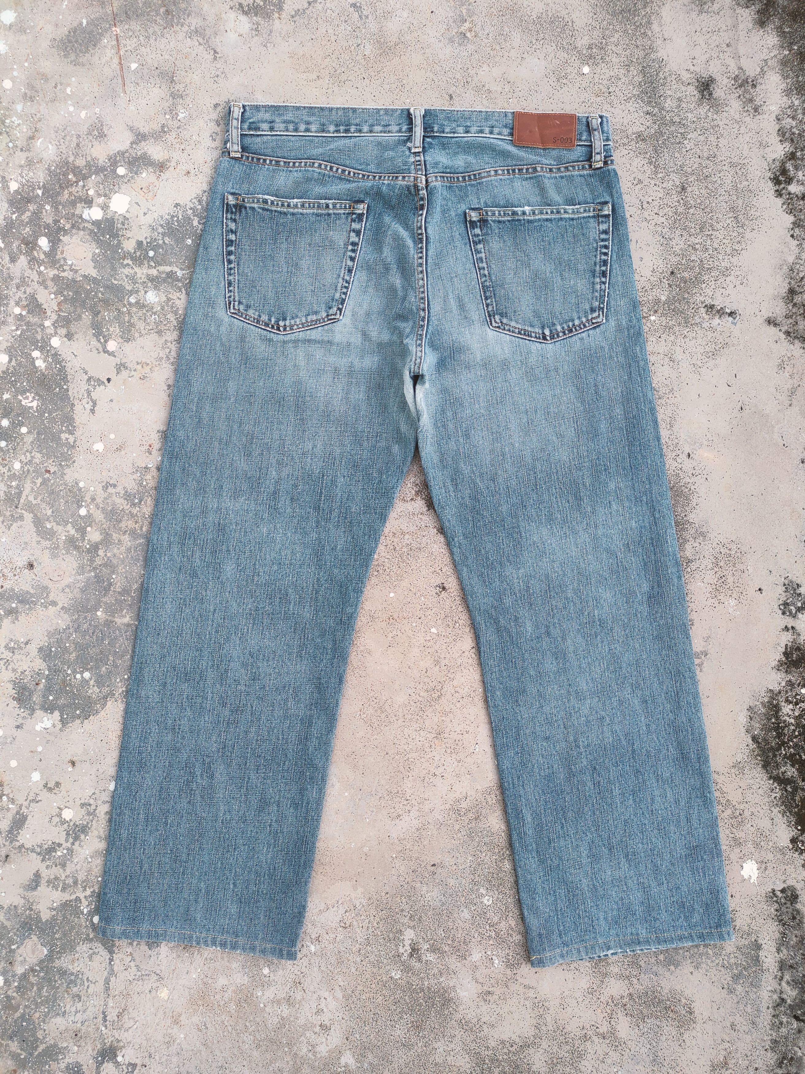 Japanese Brand VINTAGE JAPAN S-003 FADED JEANS DENIM PANTS Size US 36 / EU 52 - 7 Thumbnail