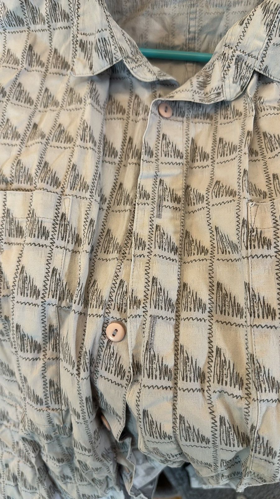 Vintage Vintage 80’s Button-Up shirt with front pocket. XL Size US XL / EU 56 / 4 - 2 Thumbnail