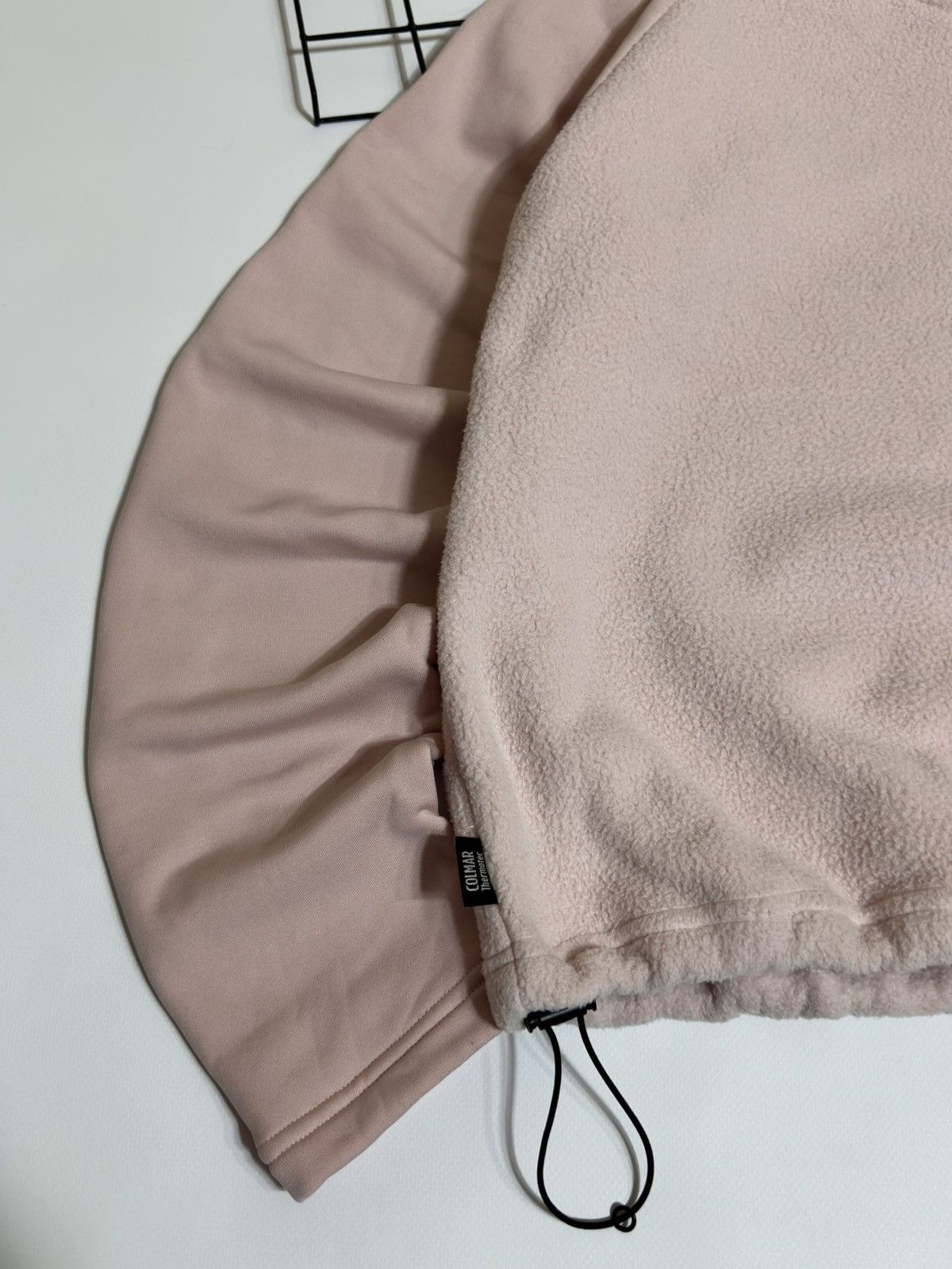 Colmar Colmar Cropped Fleece Pullover in Pale Rose - Size XL Size XL / US 12-14 / IT 48-50 - 2 Thumbnail
