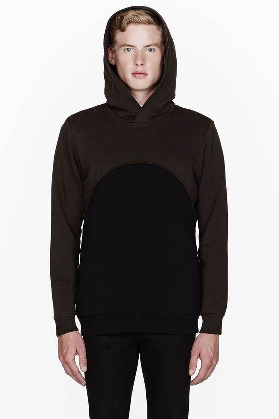 Givenchy Brown and Black Double Layered Hoodie Size S / US 4 / IT 40 - 5 Thumbnail