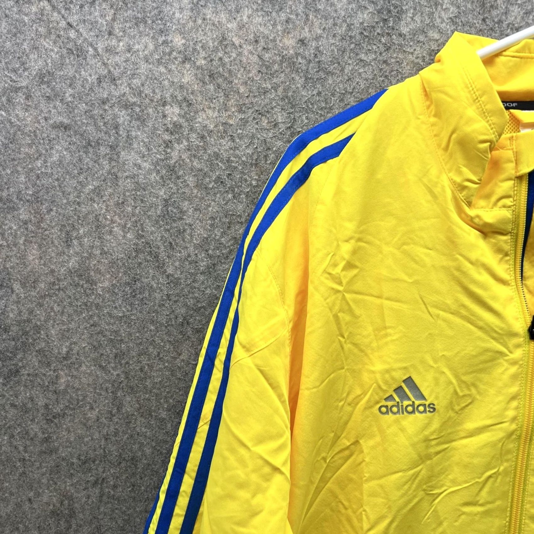 Adidas Adidas Sweater Men XL Yellow Full Zip Clima Proof Jacket Boston Marathon 2009 Corporate All Seasons Office Casual Formal Size US XL / EU 56 / 4 - 3 Thumbnail