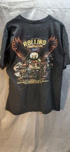 Gildan 23rd Annual Memorial Day Rolling Thunder Tshirt Size Large Size US L / EU 52-54 / 3 - 8 Thumbnail
