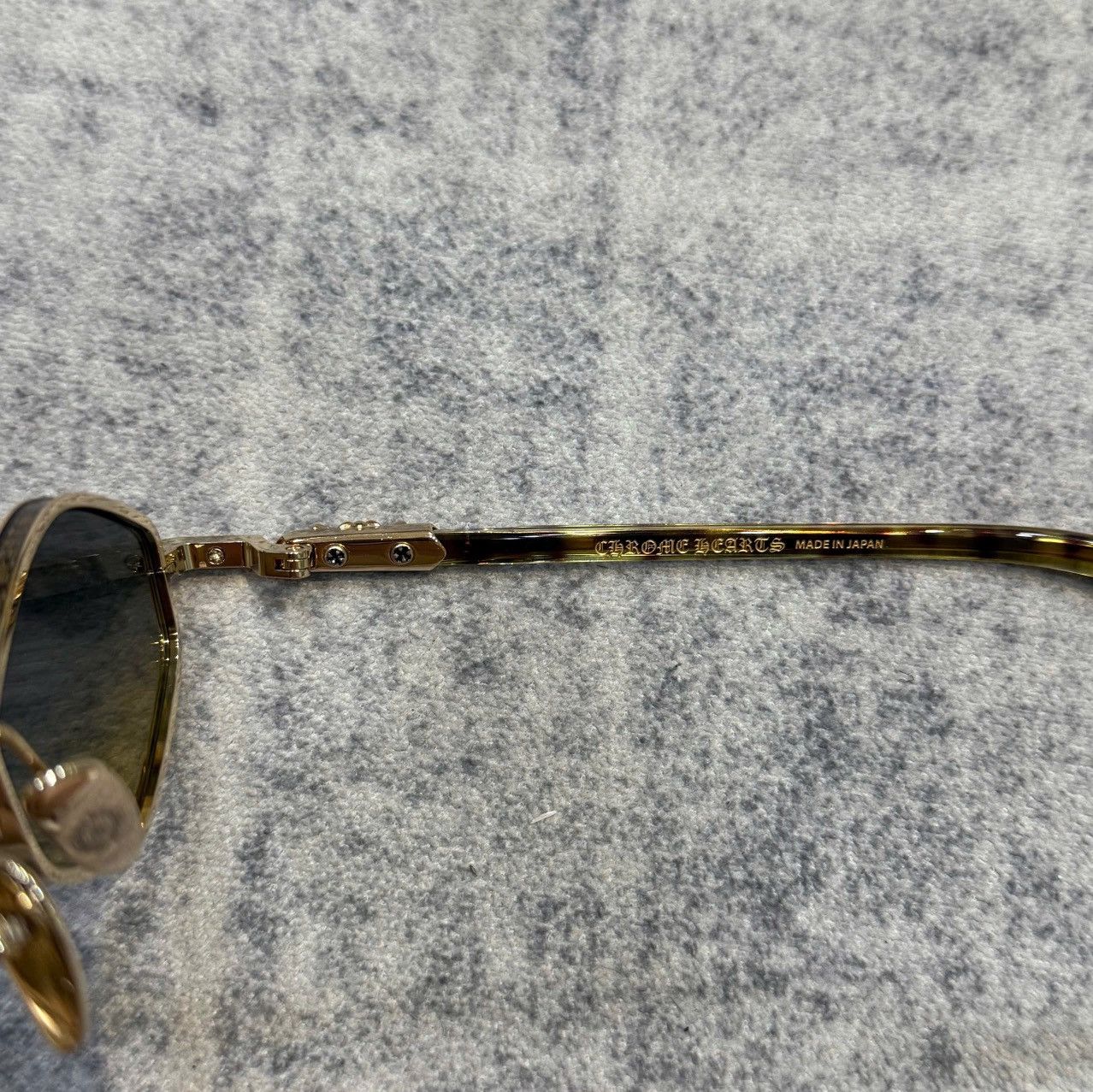 Chrome Hearts CHROME HEARTS NIP SLIP Gold Plated/Dark Tortoise Size ONE SIZE - 5 Thumbnail