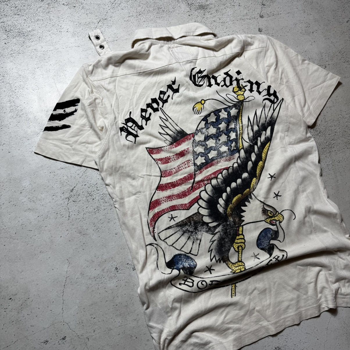 Ed Hardy very vintage polo ed hardy eagle and us flag true condition Size US M / EU 48-50 / 2 - 2 Thumbnail
