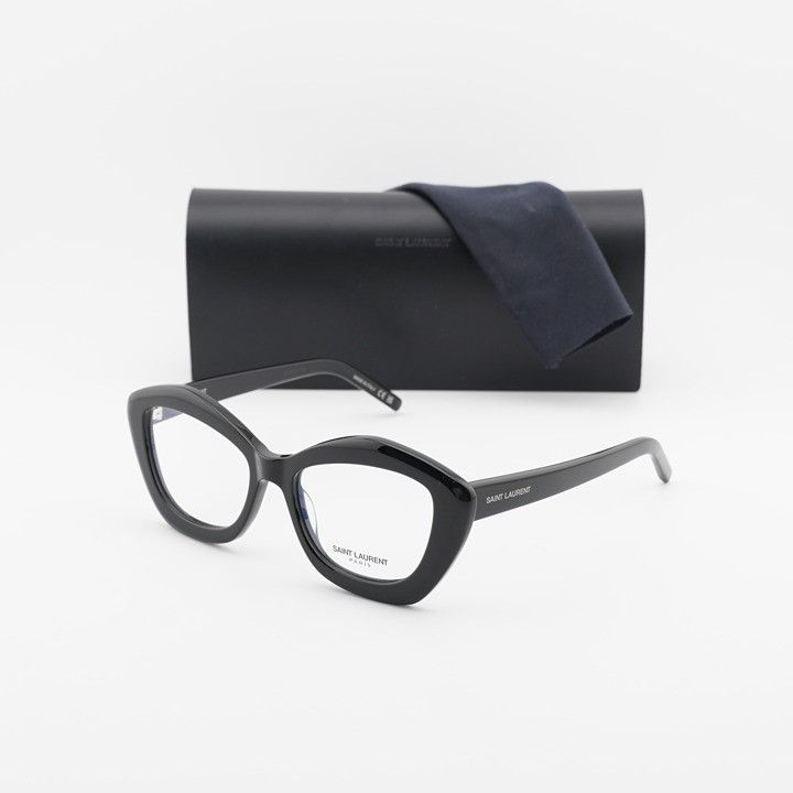 Saint Laurent Paris Saint Laurent SL68OPT 001 Eyeglasses Black 54mm Cat Eye Size ONE SIZE - 12 Thumbnail