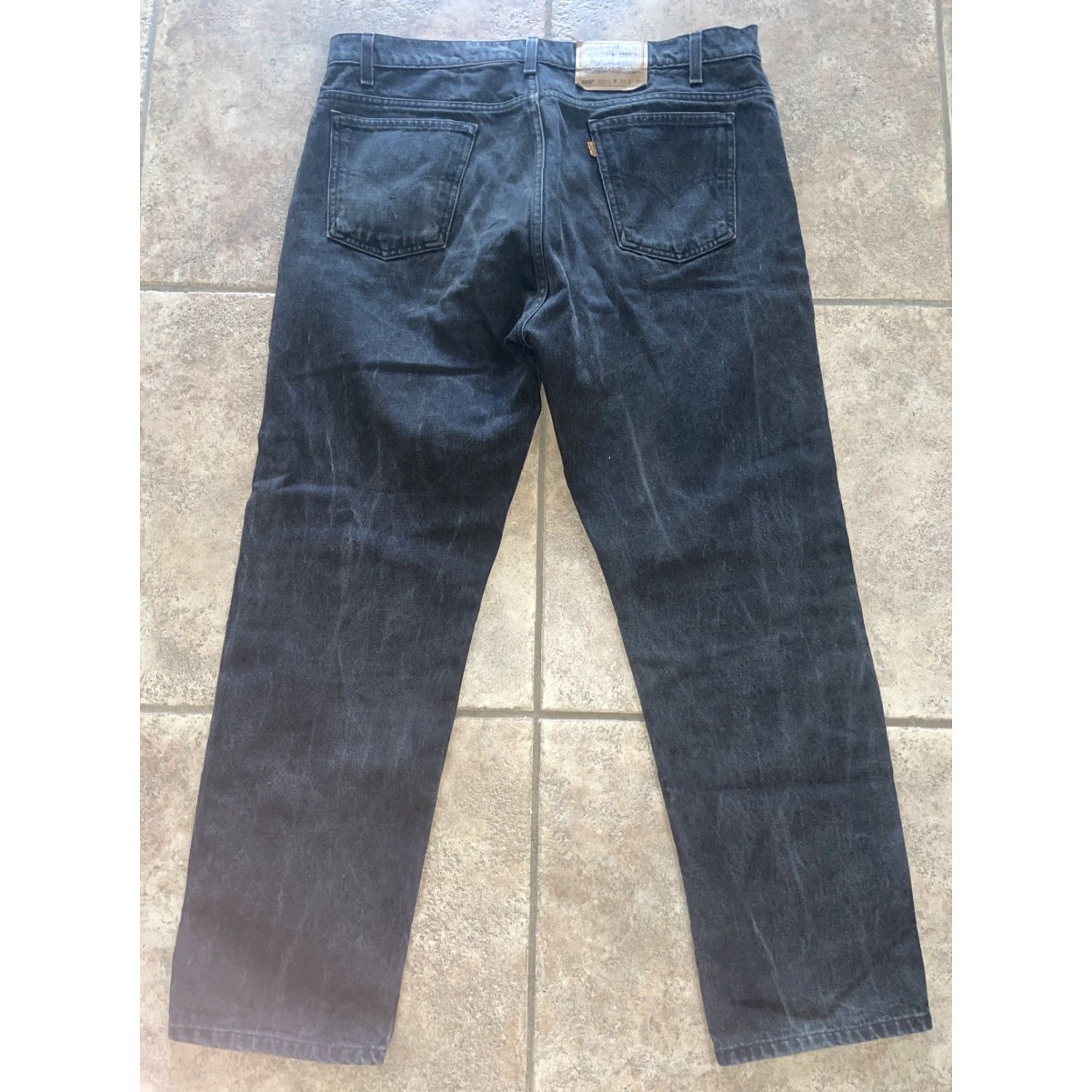Levi's VINTAGE Levi Strauss Co Black 505 Jeans Men 40x30 Size 40 Inseam 30 Straight Jeans Mens Black 505 (Levi's) Size US 40 / EU 56 - 4 Thumbnail