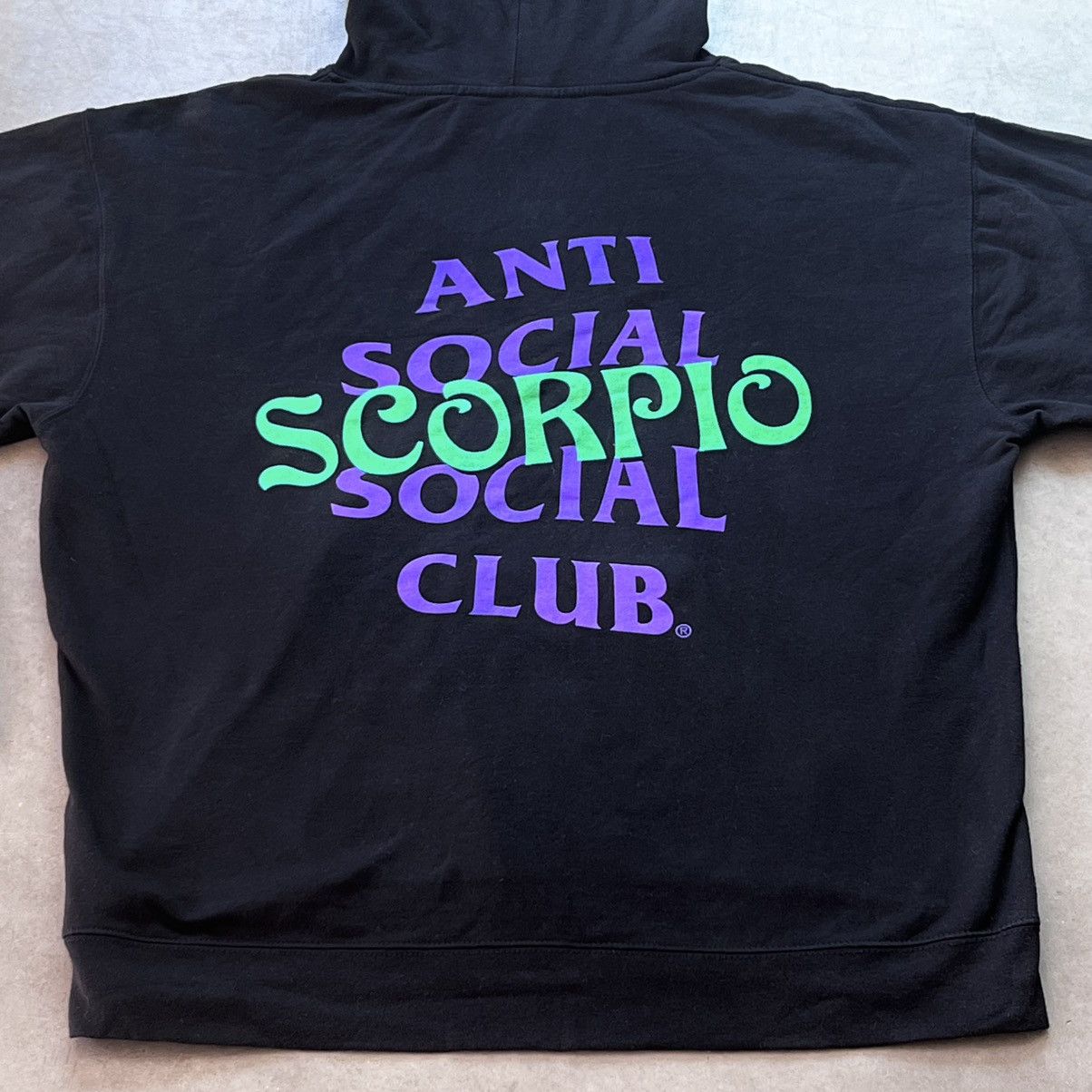 Anti Social Social Club 🖤 ASSC SCORPIO HOODIE - ASTROLOGY ZODIAC COLLECTION 2021 Size US XL / EU 56 / 4 - 16 Thumbnail