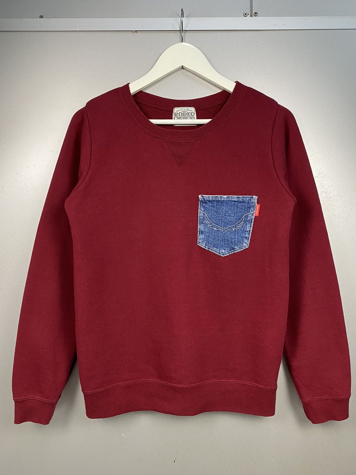Japanese Brand Rodeo Crown Western Pocket Sweatshirt Size US M / EU 48-50 / 2 - 1 Thumbnail