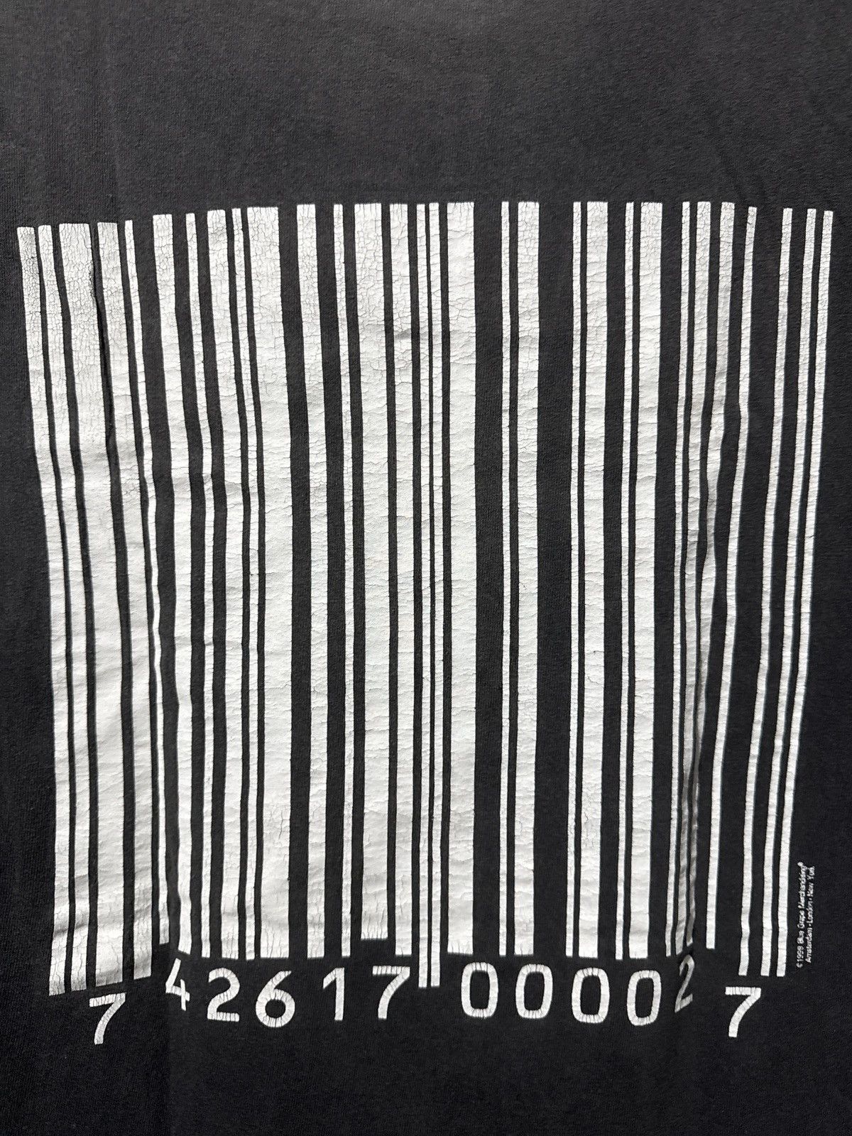 Band Tees Vintage 99's Slipknot Barcode Metal Band Logo Black Size US XL / EU 56 / 4 - 11 Thumbnail