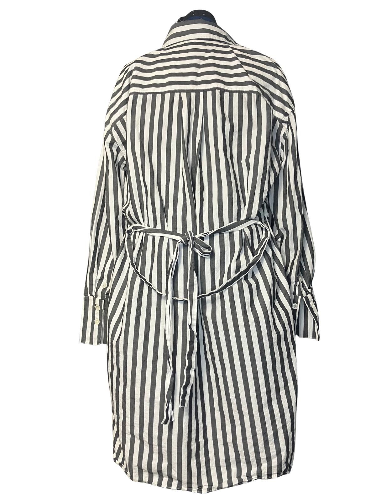 Banana Republic Banana Republic Striped Shirt Dress XL Tall Cotton Size XL / US 12-14 / IT 48-50 - 3 Thumbnail