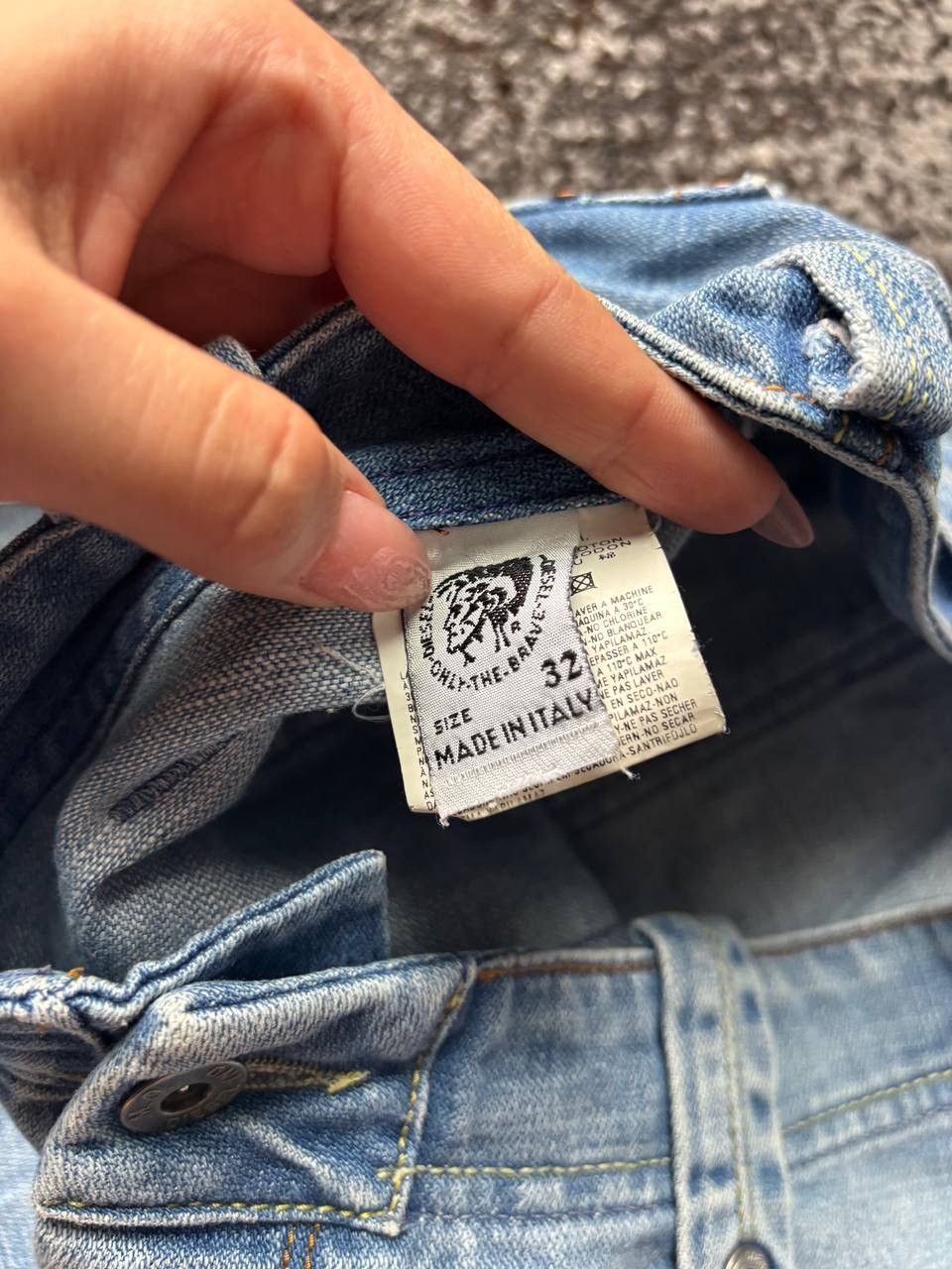 Diesel × Japanese Brand × Vintage Vintage Y2K Diesel Baggy Avantgarde Denim 90s Pants Size US 32 / EU 48 - 7 Thumbnail