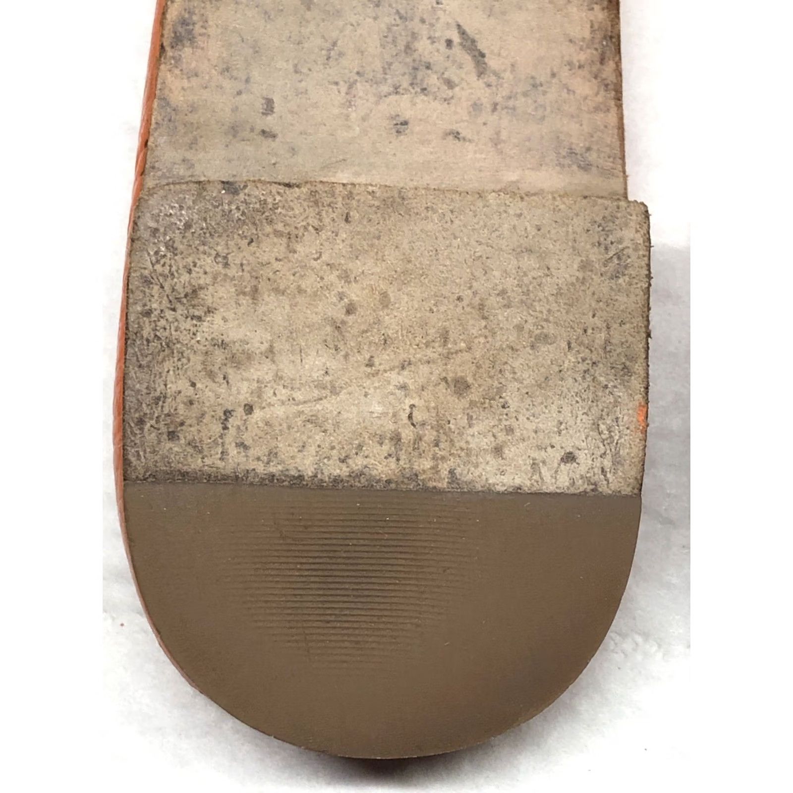 Tory Burch Tory Burch Sandal Slides Women Size 9.5 Custom Tan/Orange Logo Medallion Leather Miller Leticia Flat Slip On Size US 10 / IT 40 - 7 Thumbnail