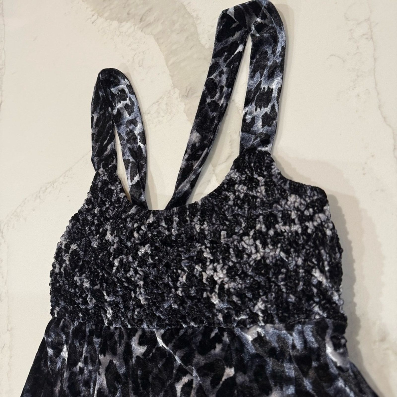 Free People Intimately Free People Velvet Virgo Moon Mini Dress Womens S Size S / US 4 / IT 40 - 9 Thumbnail