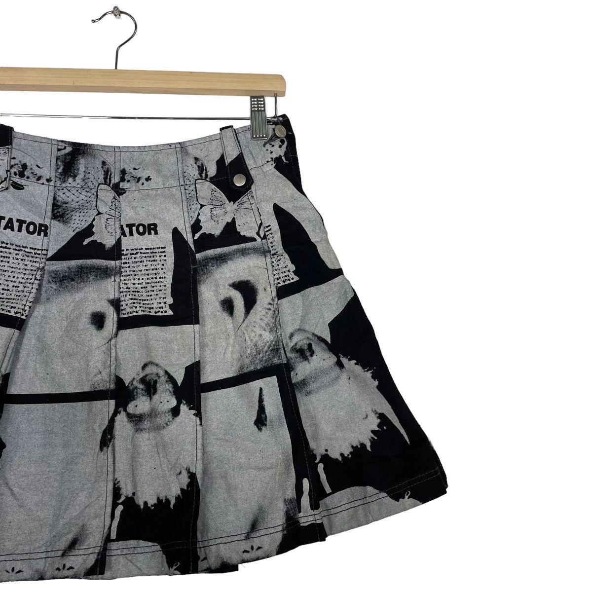 Hysteric Glamour × Japanese Brand × Seditionaries 💥ALGONQUINS SEDITIONARIES PUNK MINI SKIRT Size 26" / US 2 / IT 38 - 4 Thumbnail