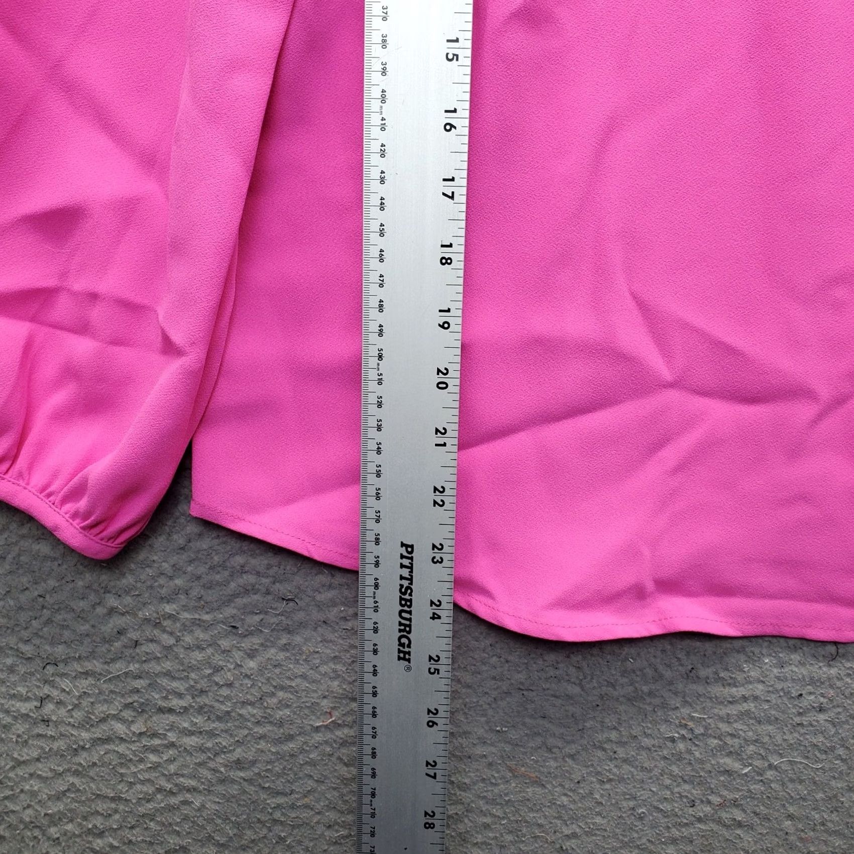 J.Crew J.CREW Blouse Top Womens Size S Pink Lightweight Balloon Sleeve Mock Neck Blouse Size S / US 4 / IT 40 - 5 Thumbnail