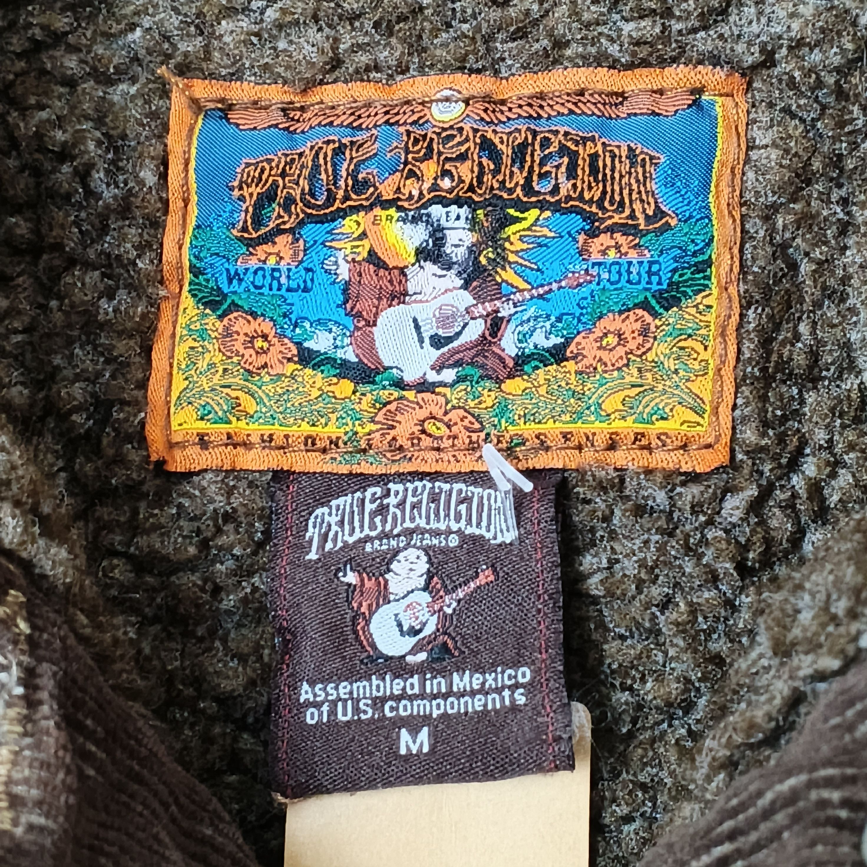 True Religion Vintage 90's True Religion Corduroy Cropped Denim Jacket Size M / US 6-8 / IT 42-44 - 12 Thumbnail