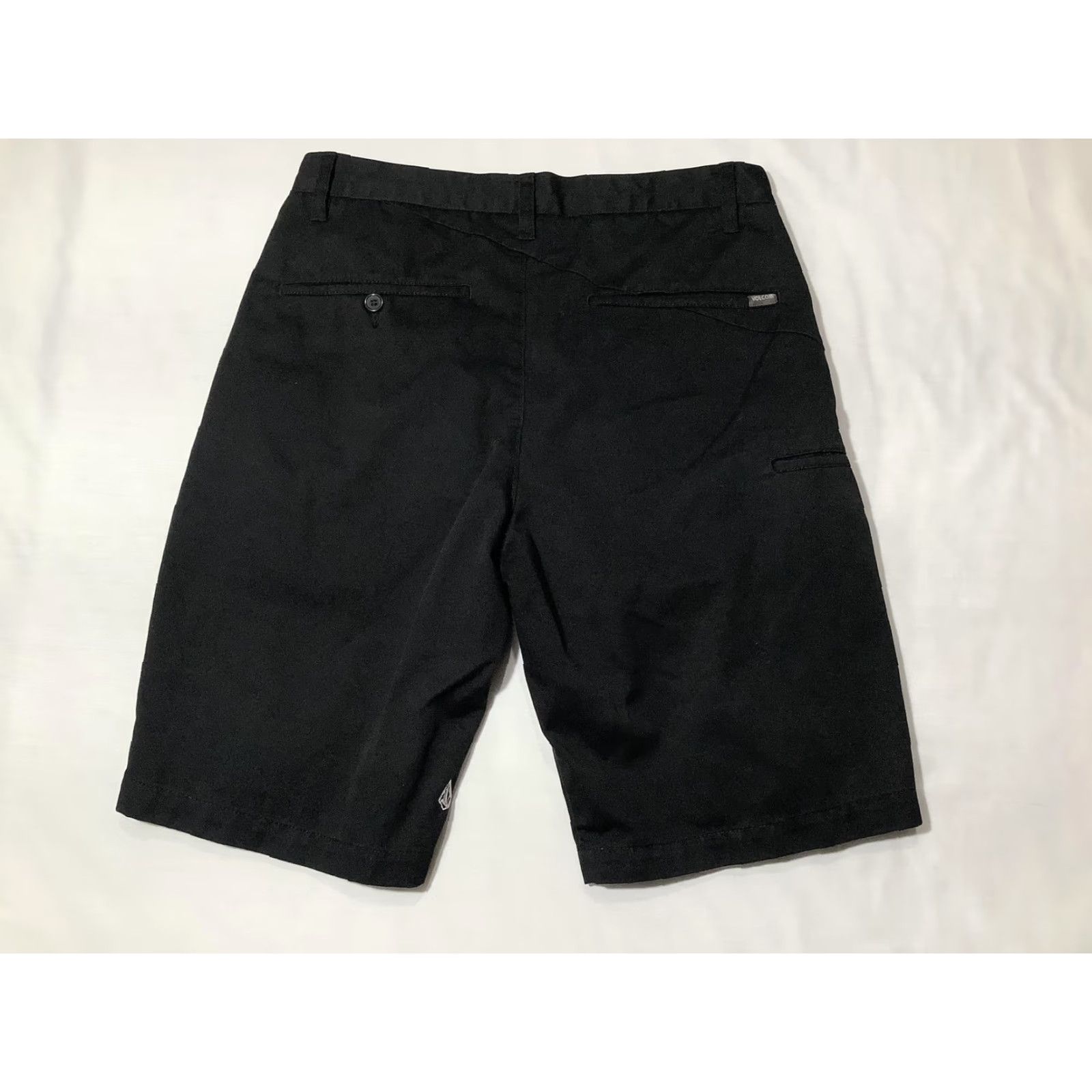 Volcom Volcom Mens Shorts 30 Black Frickin Too Chino Casual Walk Short Stretch Size US 30 / EU 46 - 6 Thumbnail