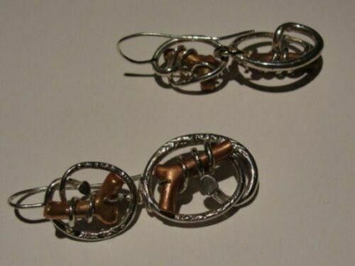 Designer Sterling & Victorian Inspired Branch Chandelier Earrings Size ONE SIZE - 3 Thumbnail
