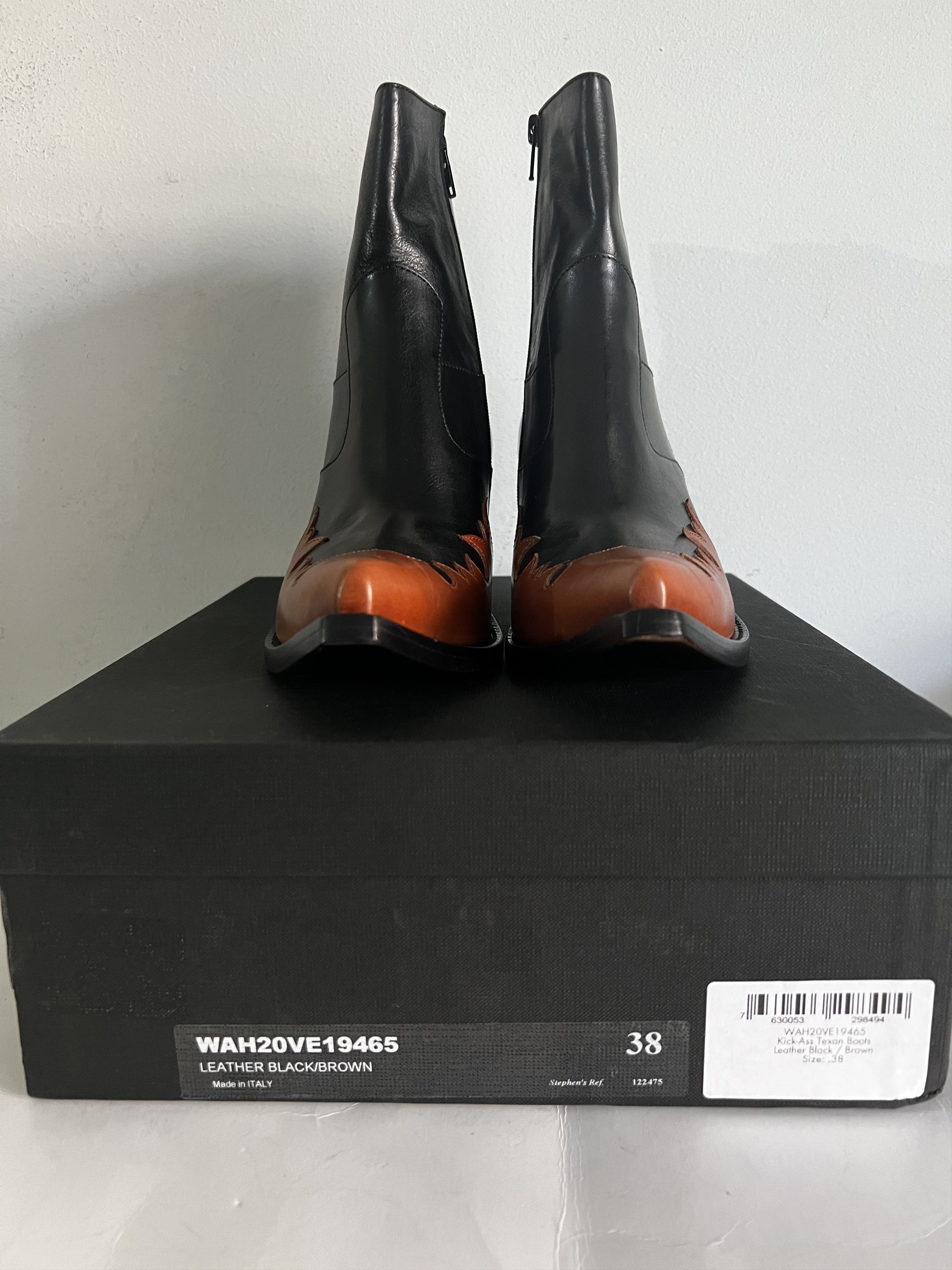Vetements Vetements - Leather Ankle Cowgirl Boots Size US 8 / IT 38 - 3 Thumbnail