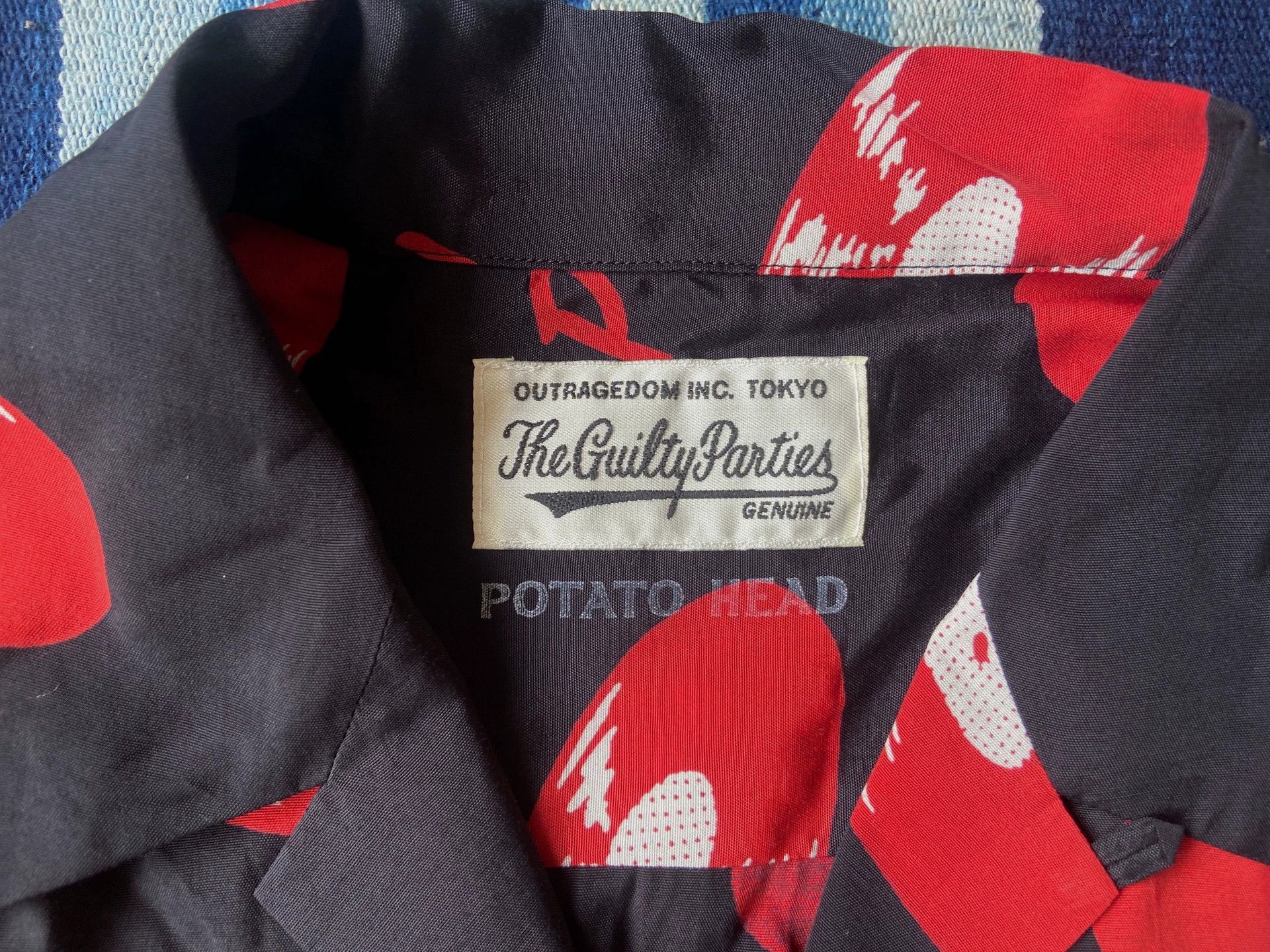 Wacko Maria WACKO MARIA Guilty Parties PH Black Vinyl Hawaiian Shirt Size US S / EU 44-46 / 1 - 4 Thumbnail
