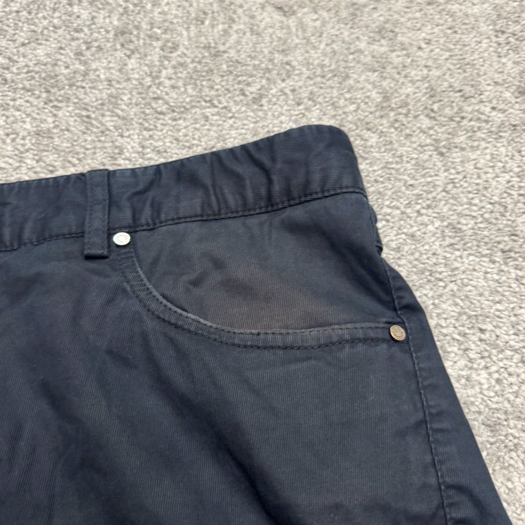 Paul & Shark Paul & Shark Pants Men Chino 36 Navy Blue Cotton Stretch Comfortable 5-Pocket Regular Straight Size US 36 / EU 52 - 5 Thumbnail