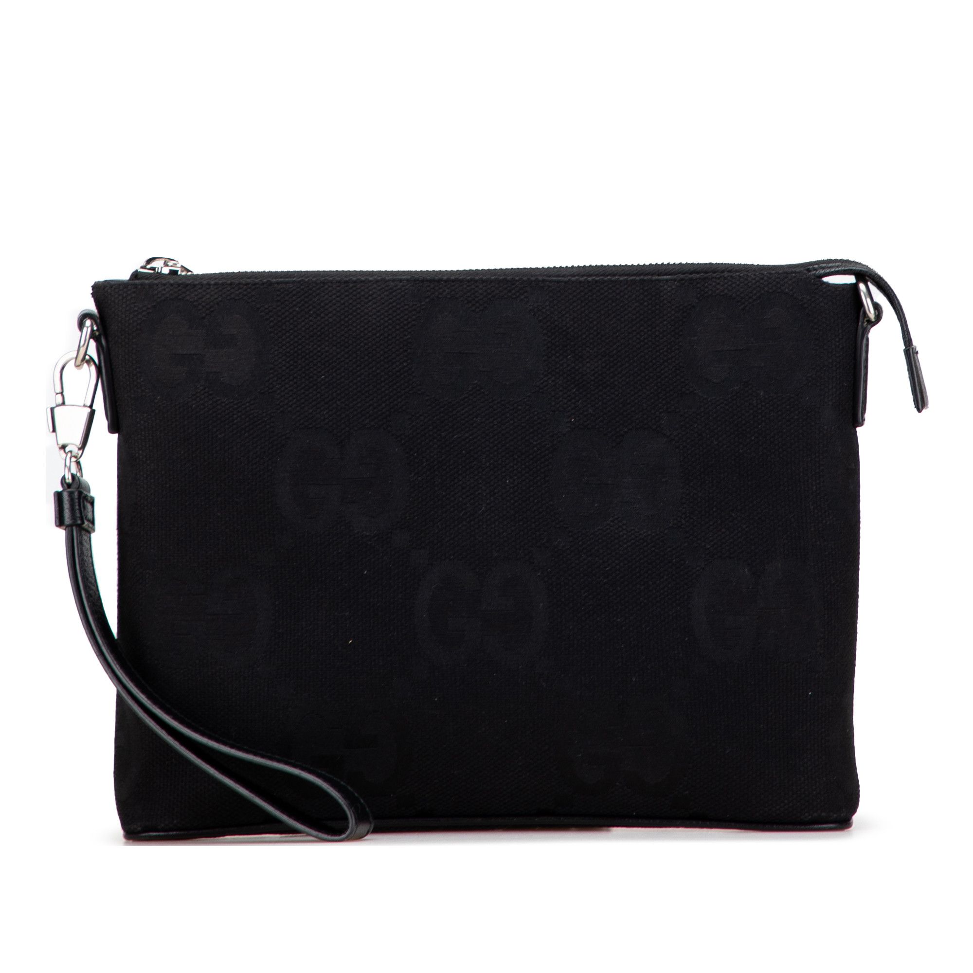 Gucci Gucci Jumbo GG Canvas Clutch on Strap Size ONE SIZE - 1 Thumbnail