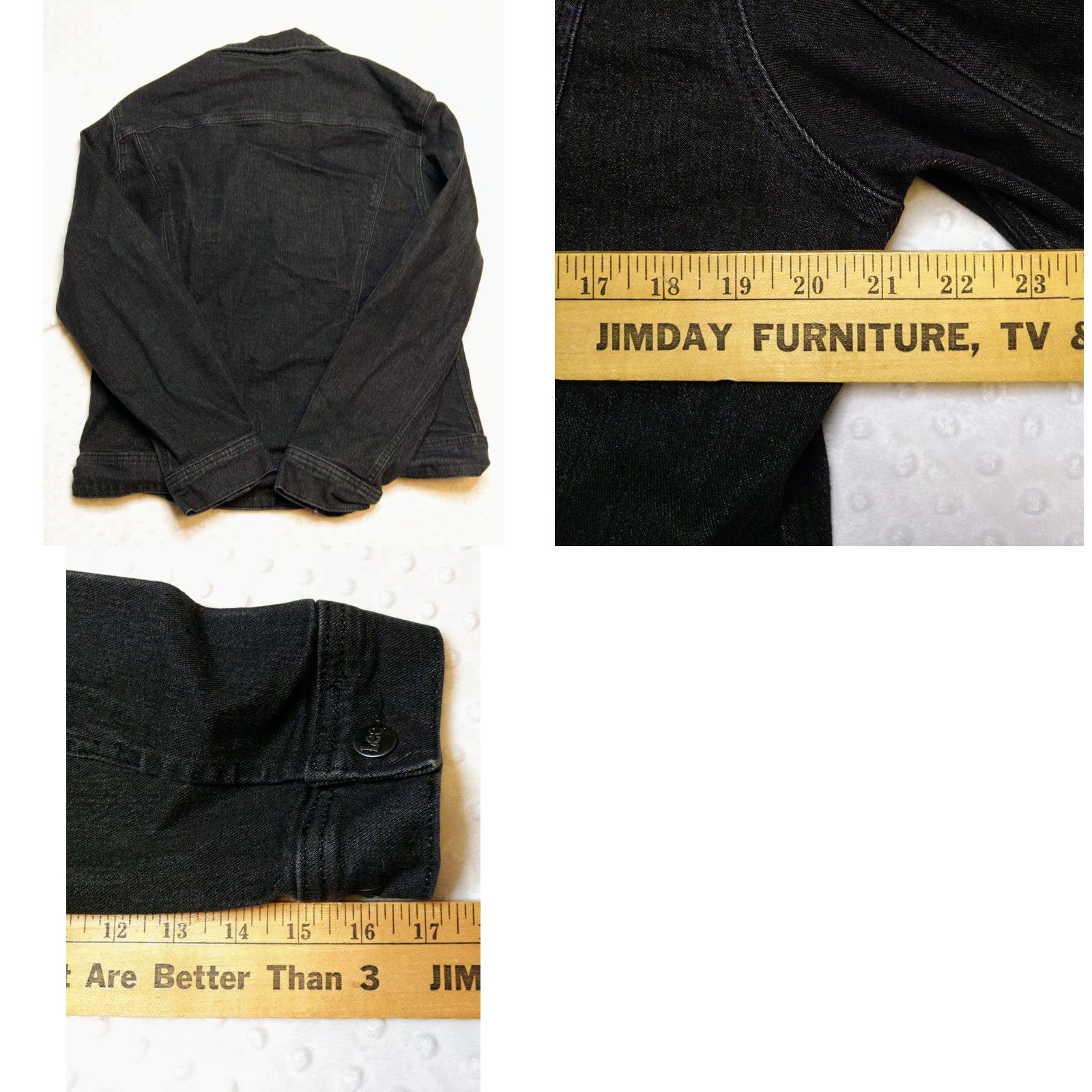 Lee Lee Denim Jacket Black Stretch Regular Fit L Womens Legendary Style Jacket Size L / US 10 / IT 46 - 8 Thumbnail