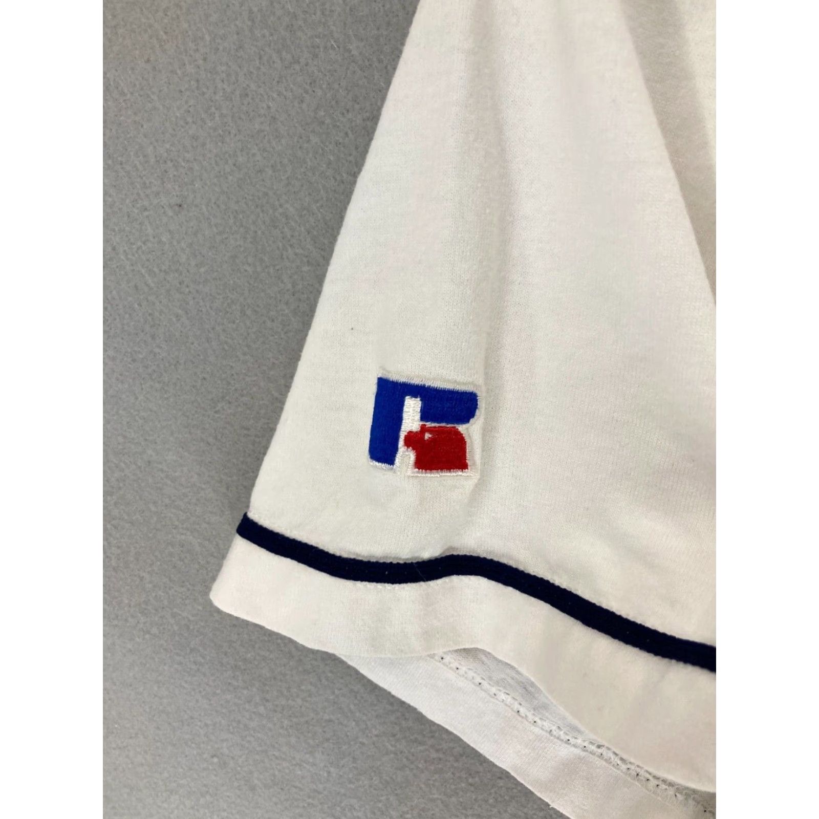 Russell Athletic Russell Athletic TShirt Womens Medium White USA Made V Neck Size M / US 6-8 / IT 42-44 - 7 Thumbnail