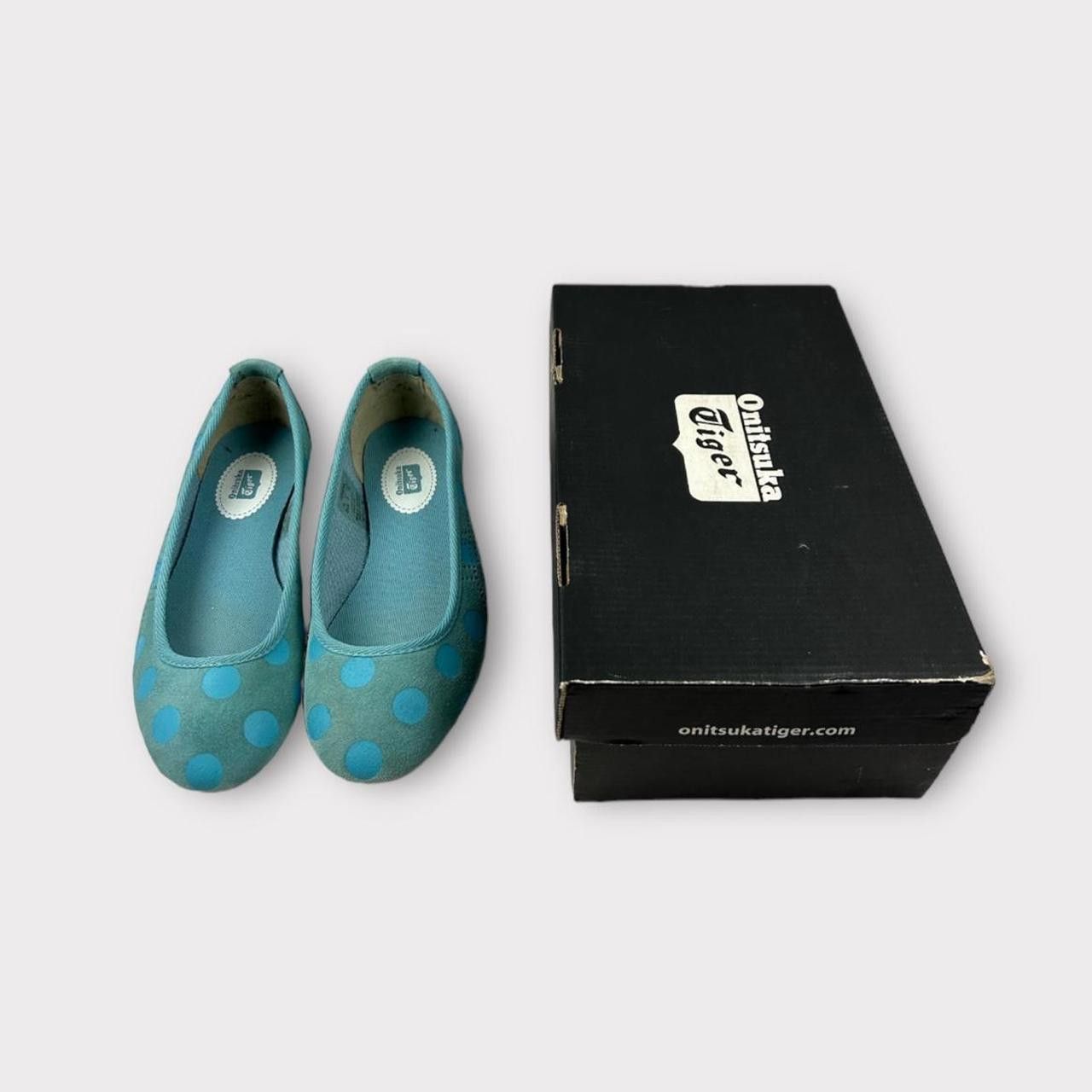Onitsuka Tiger Onitsuka Tiger Blue Ballerina Flats Size US 7 / IT 37 - 2 Thumbnail
