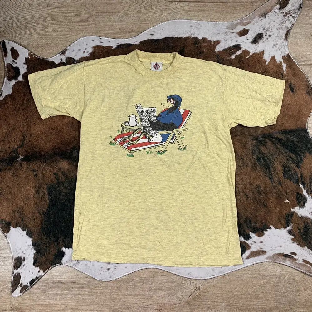 Other Vintage 1994 Crazy Funny Tshirt Tee 90s Duck Single Stitch Size US L / EU 52-54 / 3 - 1 Thumbnail