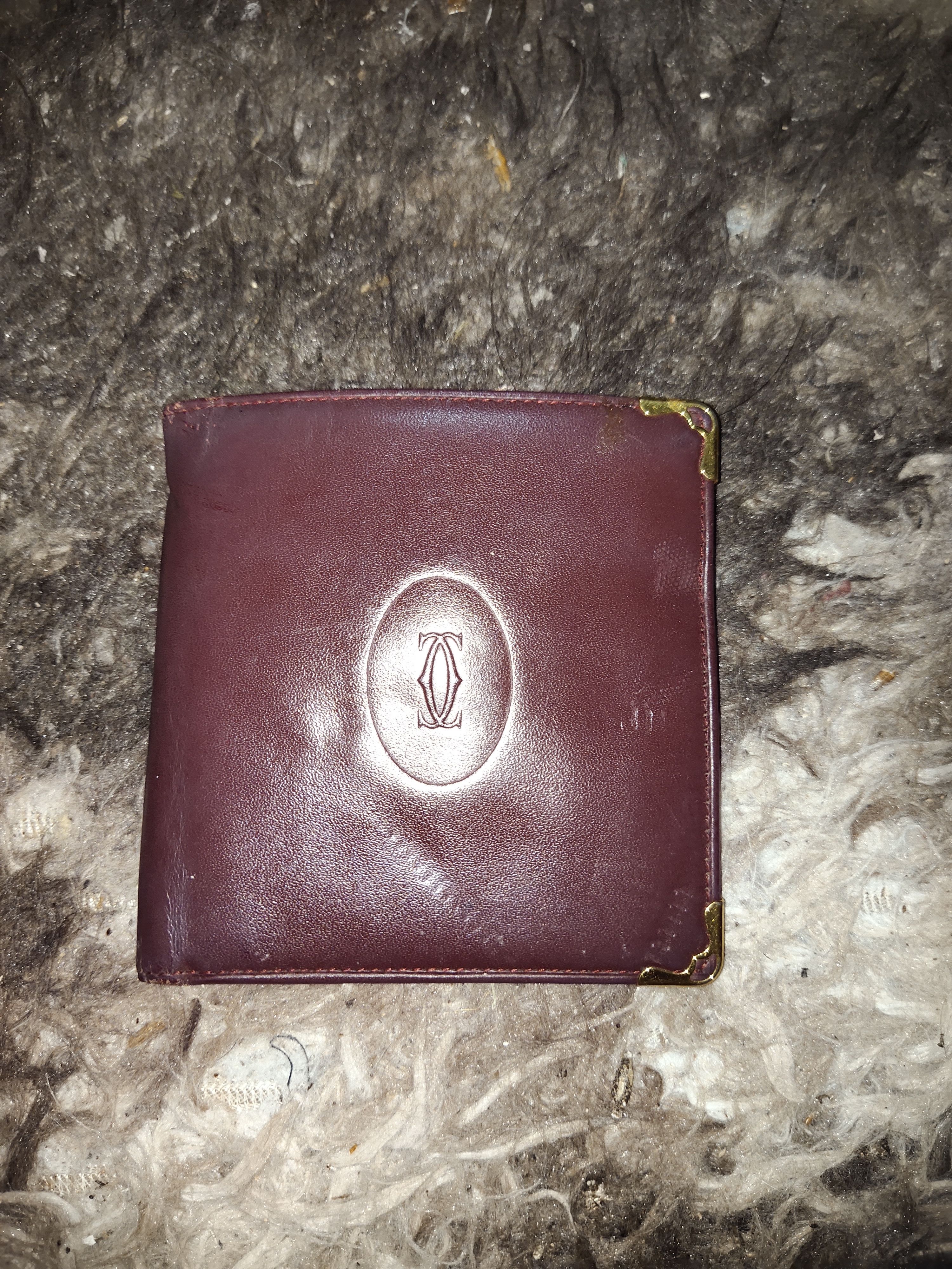Cartier × Vintage Vintage CARTIER Bi Fold Red Wallet Size ONE SIZE - 1 Thumbnail