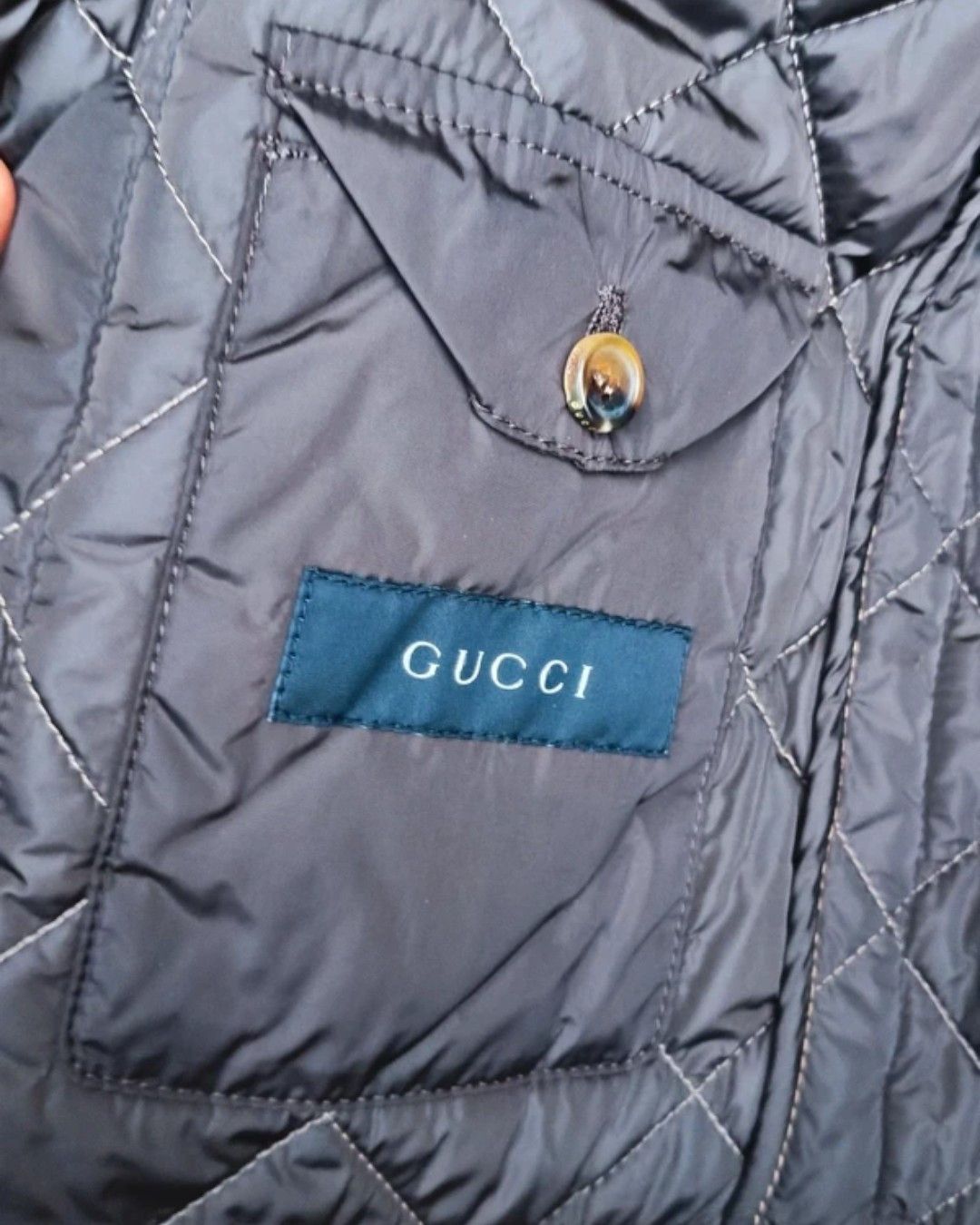 Gucci F/W 2010 RUNWAY SUEDE QUILTED JACKET BY FRIDA GIANNINI Size US S / EU 44-46 / 1 - 7 Thumbnail