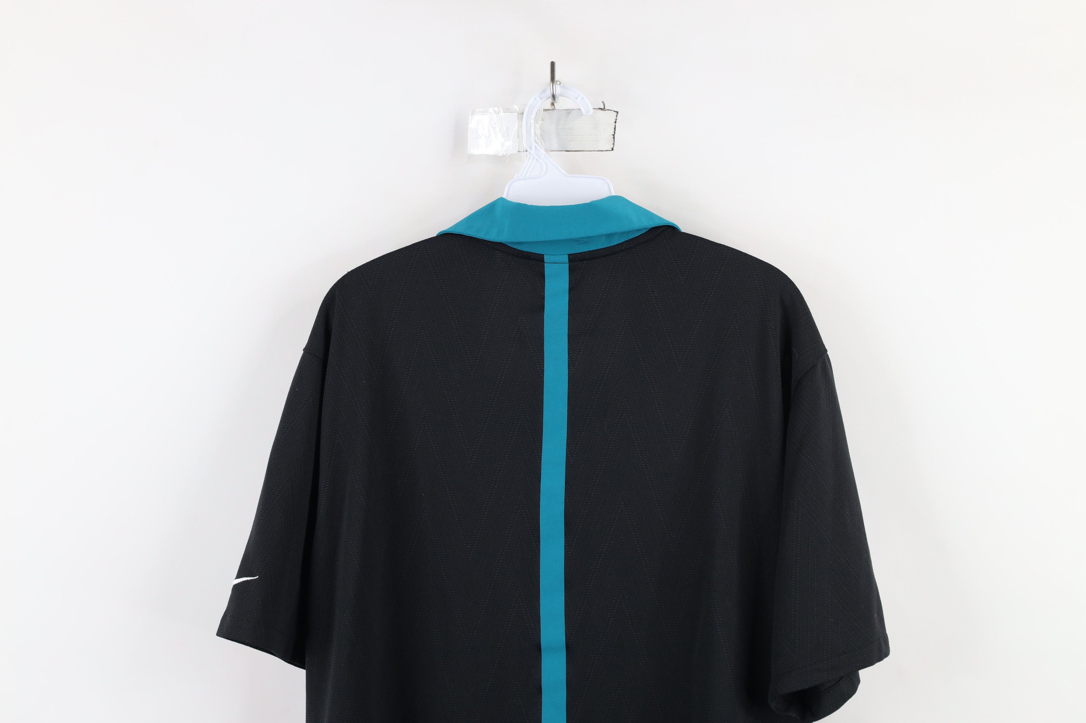 Nike × Vintage Nike On Field Jacksonville Jaguars Football Polo Shirt Size US L / EU 52-54 / 3 - 14 Thumbnail