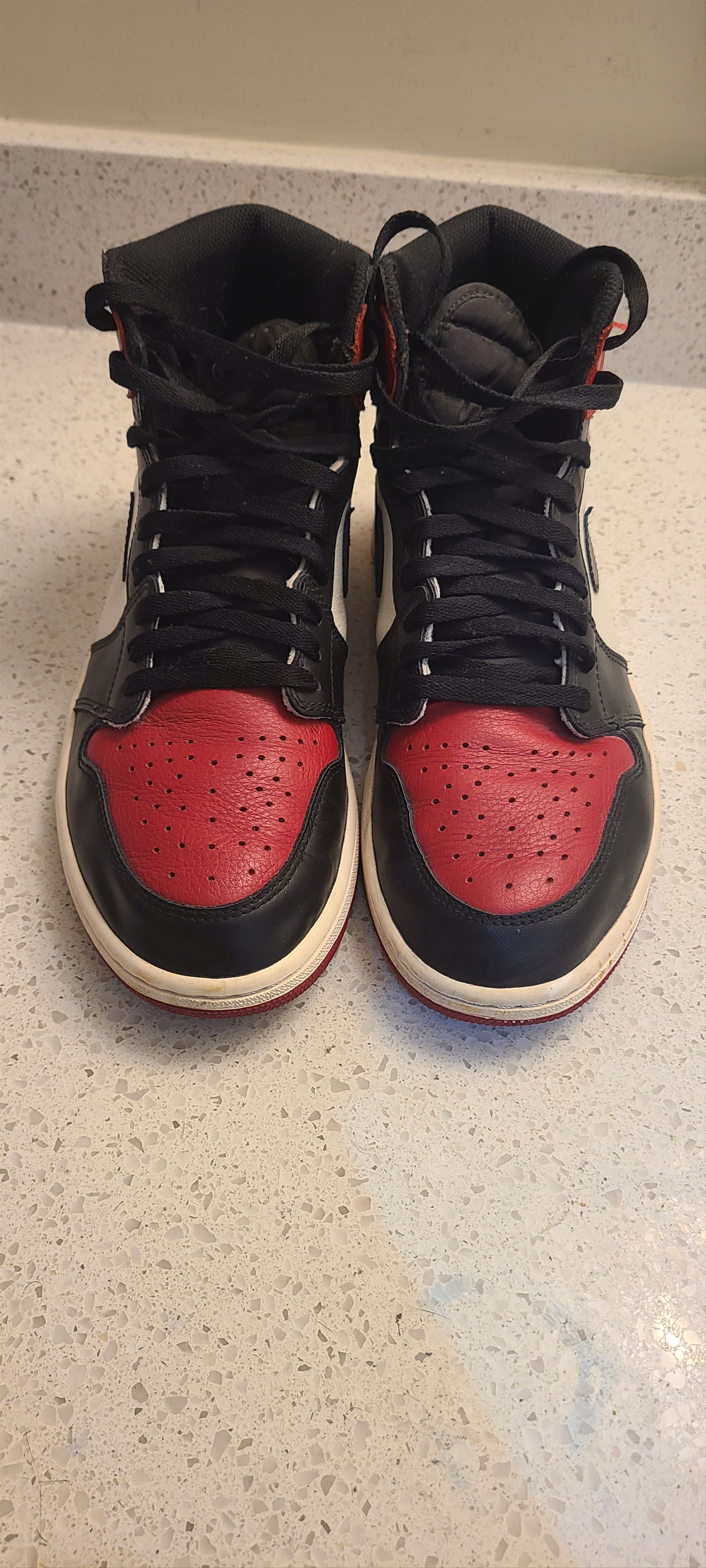Jordan Brand Jordan 1 Bred Toe Size US 11 / EU 44 - 1 Thumbnail