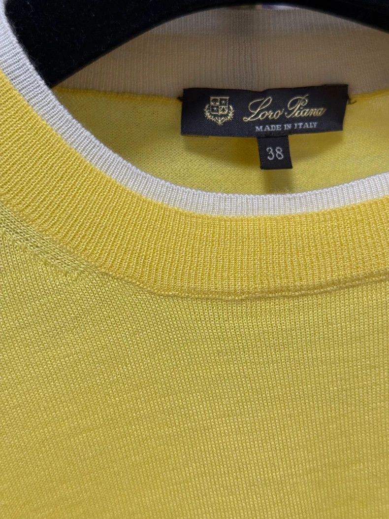 Loro Piana LORO PIANA Cashmere and silk short sleeves Size M / US 6-8 / IT 42-44 - 2 Thumbnail