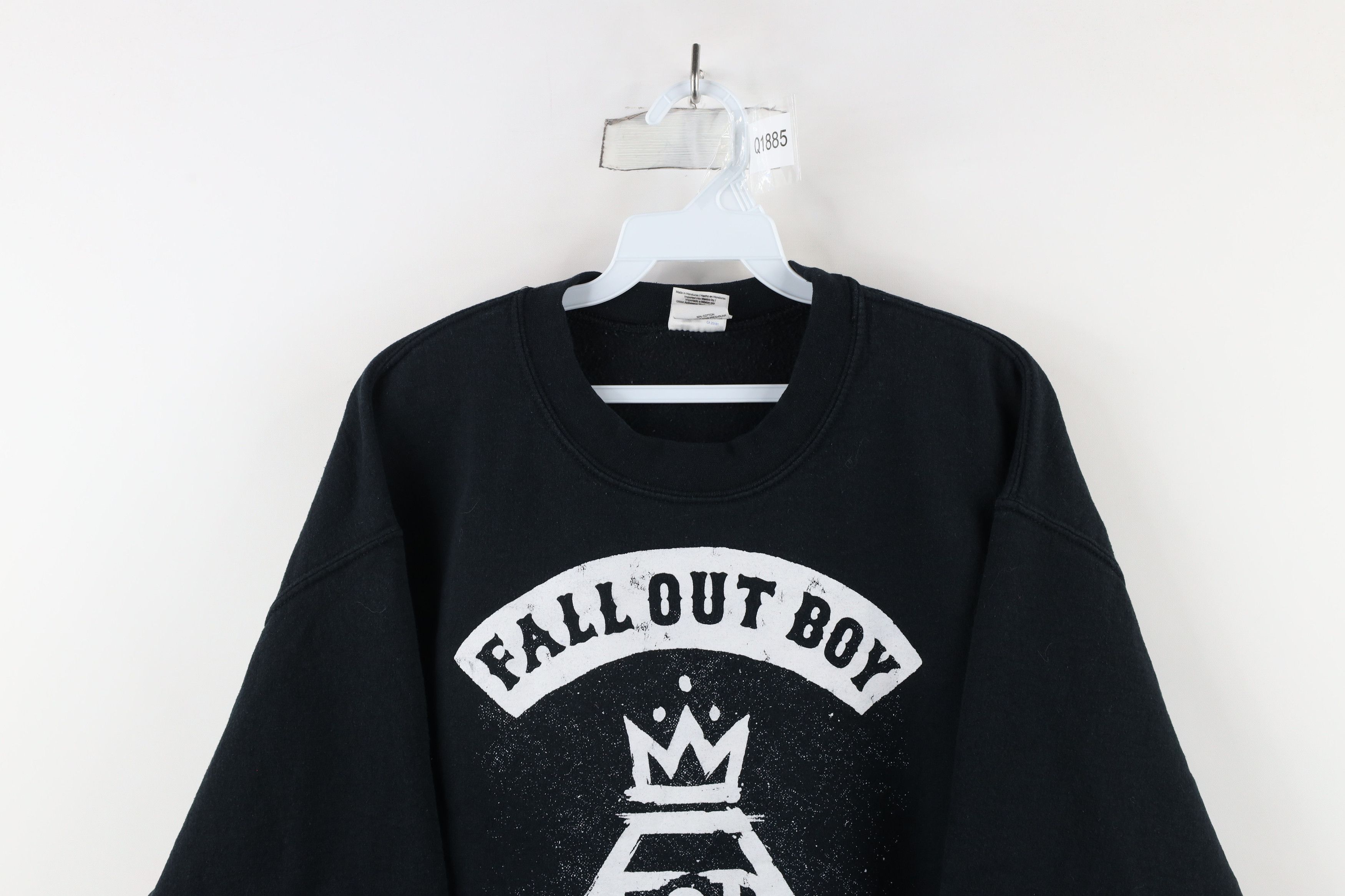 Vintage Vintage Y2K 2014 Mounmentour Out Boy Band Sweatshirt Black Size L / US 10 / IT 46 - 2 Thumbnail