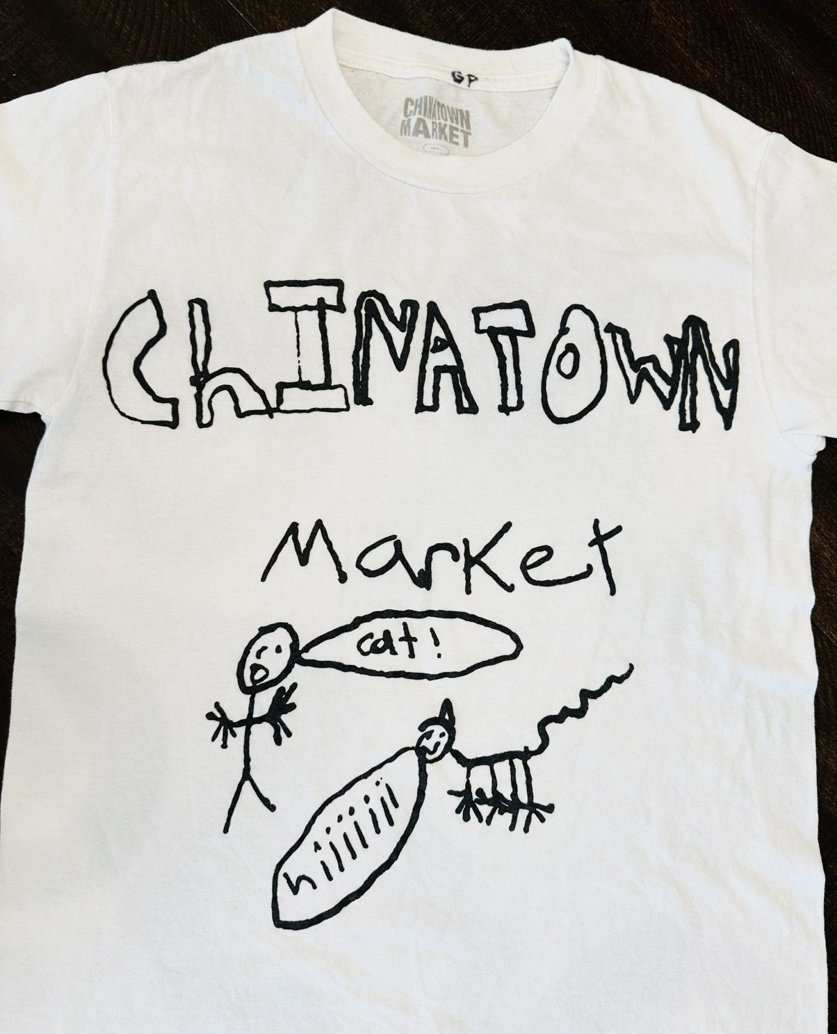 Other Chinatown Market ‘Cat! hiiiiiii’ Men’s T-shirt-Size Small Size US S / EU 44-46 / 1 - 2 Thumbnail