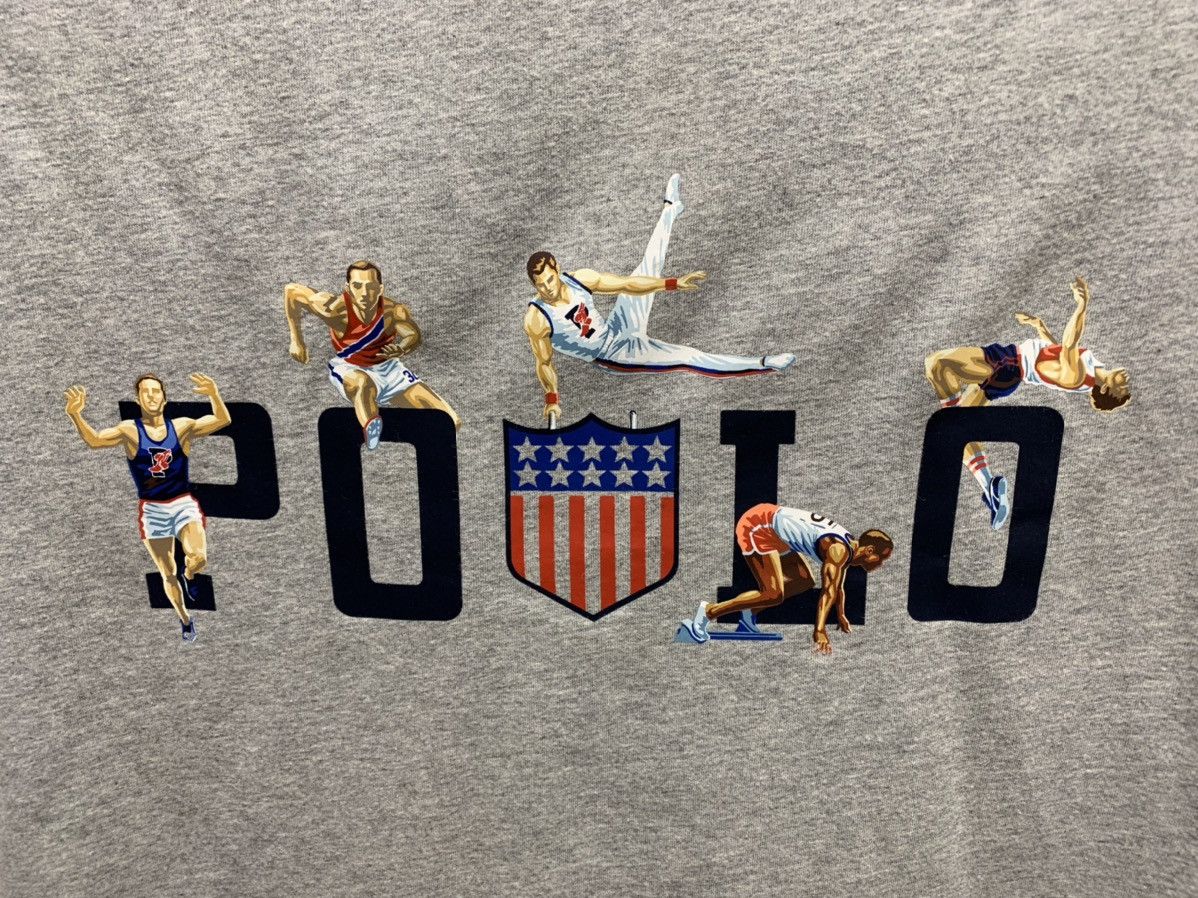 Polo Ralph Lauren Polo Ralph Lauren Olympic star Usa big logo grey t-shirt Xl Size US XL / EU 56 / 4 - 3 Thumbnail
