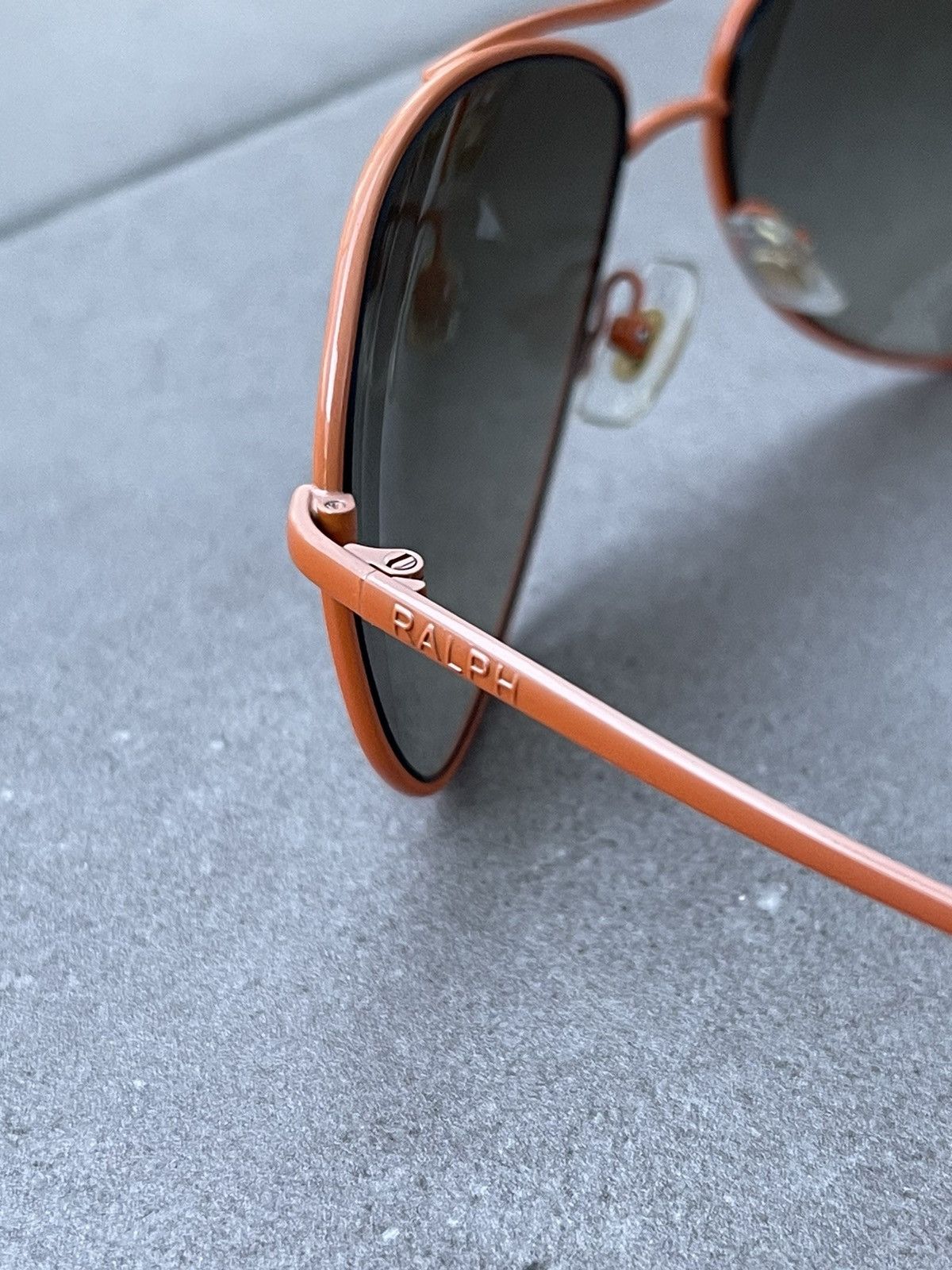 Ralph Lauren Ralph Lauren RA4043 240/13 Orange Aviator Sunglasses Size ONE SIZE - 7 Thumbnail