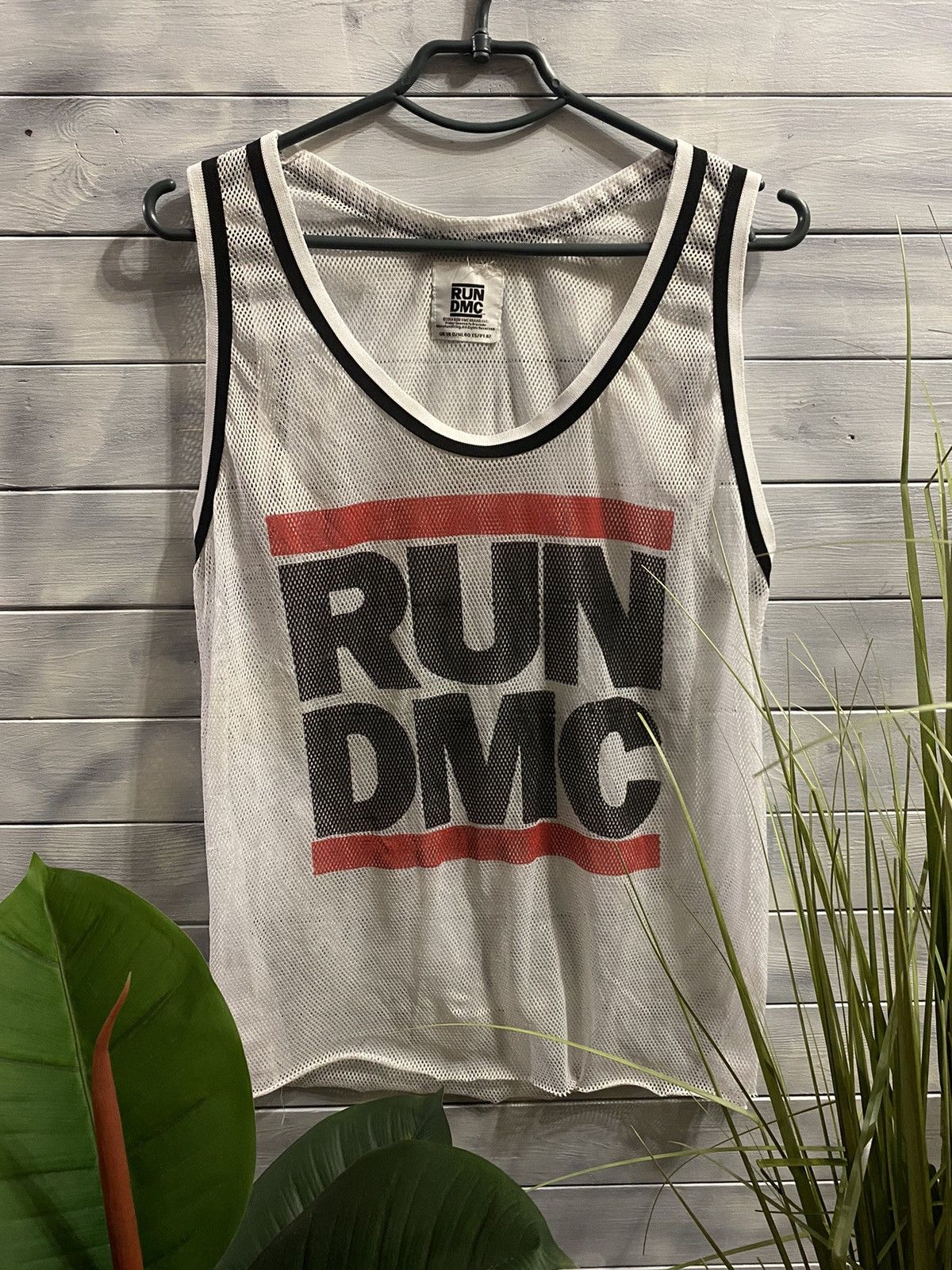 Rap Tees Rare Mish Jersey RUN DMC Rap Y2K style. Size US M / EU 48-50 / 2 - 1 Thumbnail