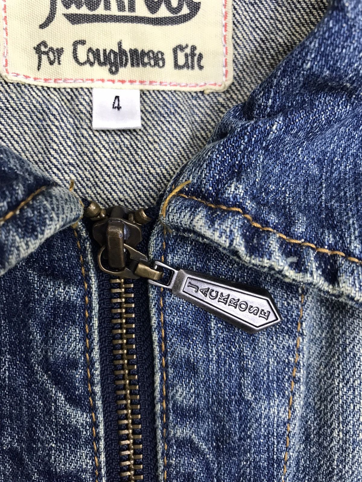 JACKROSE JackRose Japan Zipper Denim Jacket Size US XS / EU 42 / 0 - 7 Thumbnail