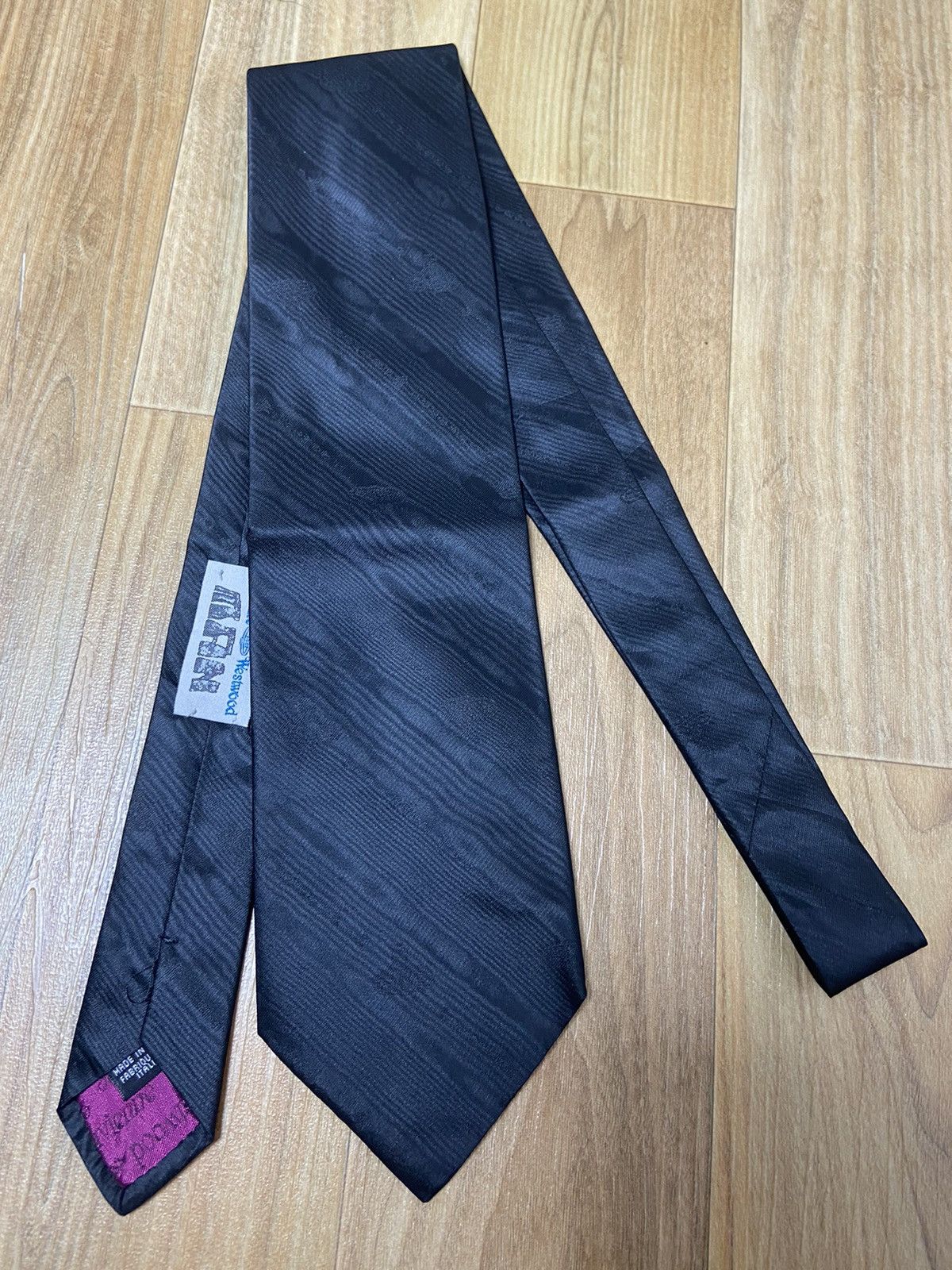 Vivienne Westwood Os Vivienne westwood man black orb silk tie Size ONE SIZE - 1 Thumbnail