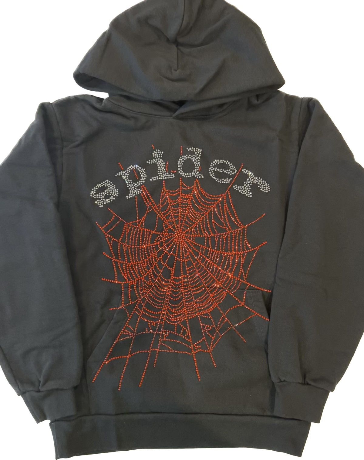 Spider Sp5der OG Rhinestone Hoodie | Grailed