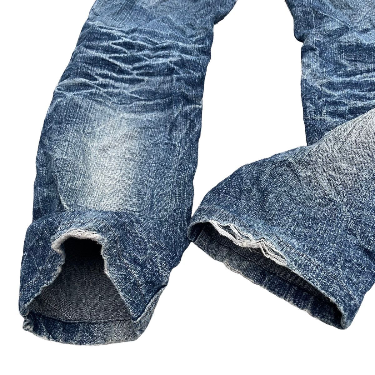 If Six Was Nine × Japanese Brand × Le Grande Bleu (L.G.B.) VINTAGE BORN JEANS STONE WASHED DISTRESSED DENIM PANTS Size US 31 - 10 Thumbnail