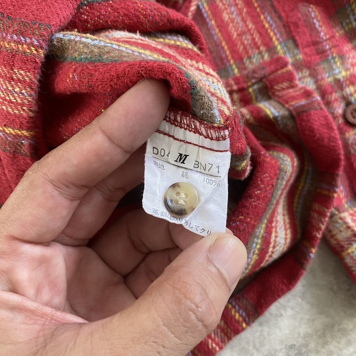 Flannel VTG Papas Wall Guy Checker Thick Flannel Shirt Size US M / EU 48-50 / 2 - 19 Thumbnail