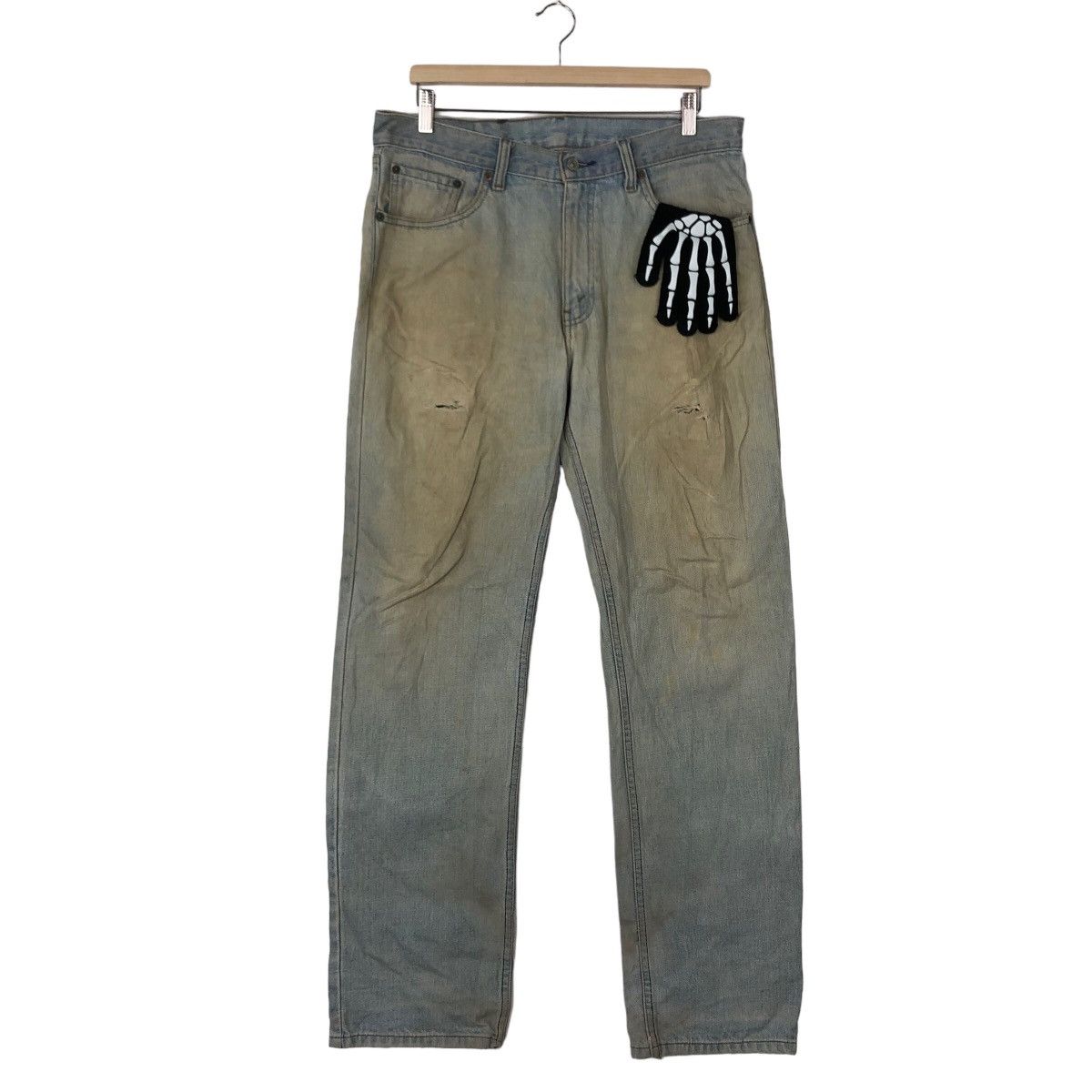 Levi's VINTAGE LEVI’S DENIM JEANS DISTRESSED DESIGN JAPAN Size US 34 / EU 50 - 1 Thumbnail